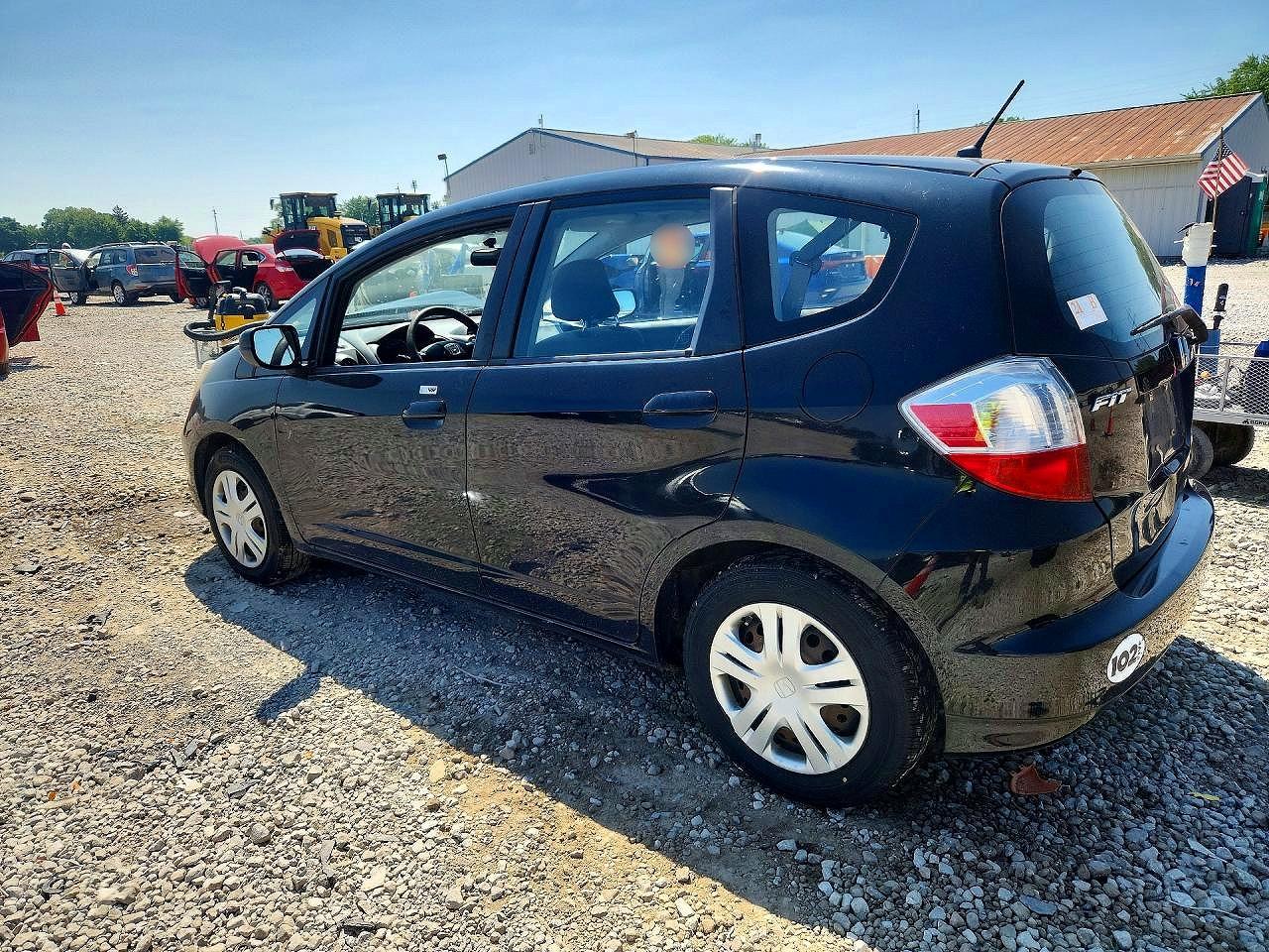 2010 Honda Fit Черный vin: JHMGE8G23AS013996