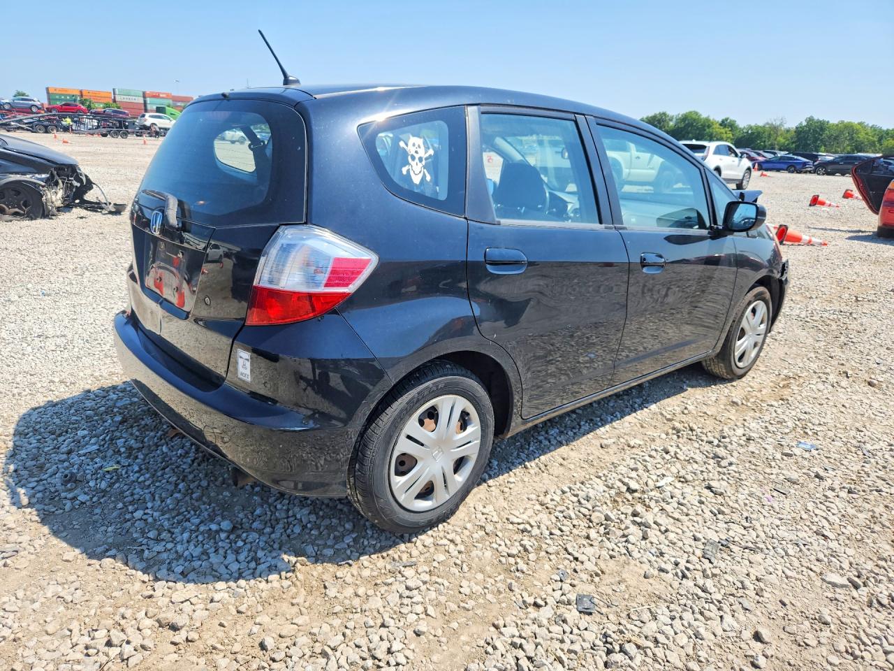 2010 Honda Fit Черный vin: JHMGE8G23AS013996