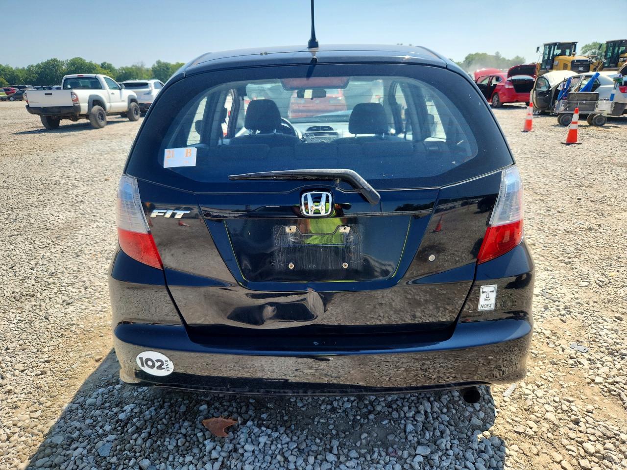 2010 Honda Fit Черный vin: JHMGE8G23AS013996