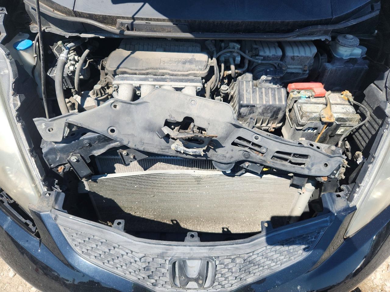 2010 Honda Fit Черный vin: JHMGE8G23AS013996
