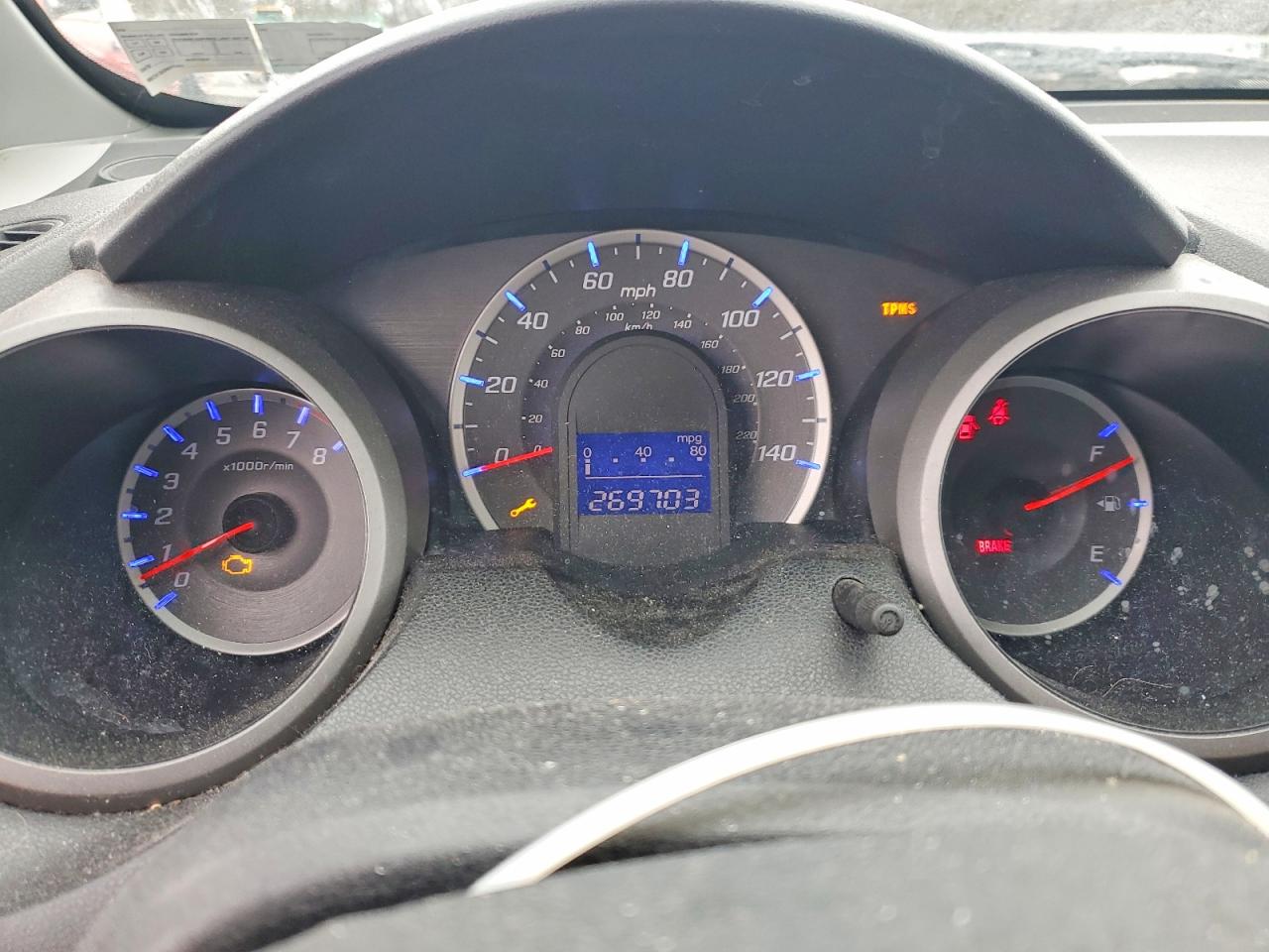 2010 Honda Fit Красный vin: JHMGE8G24AC040523