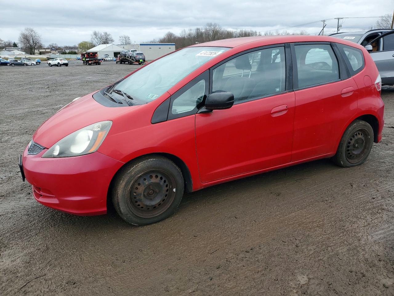 2010 Honda Fit Красный vin: JHMGE8G24AC040523