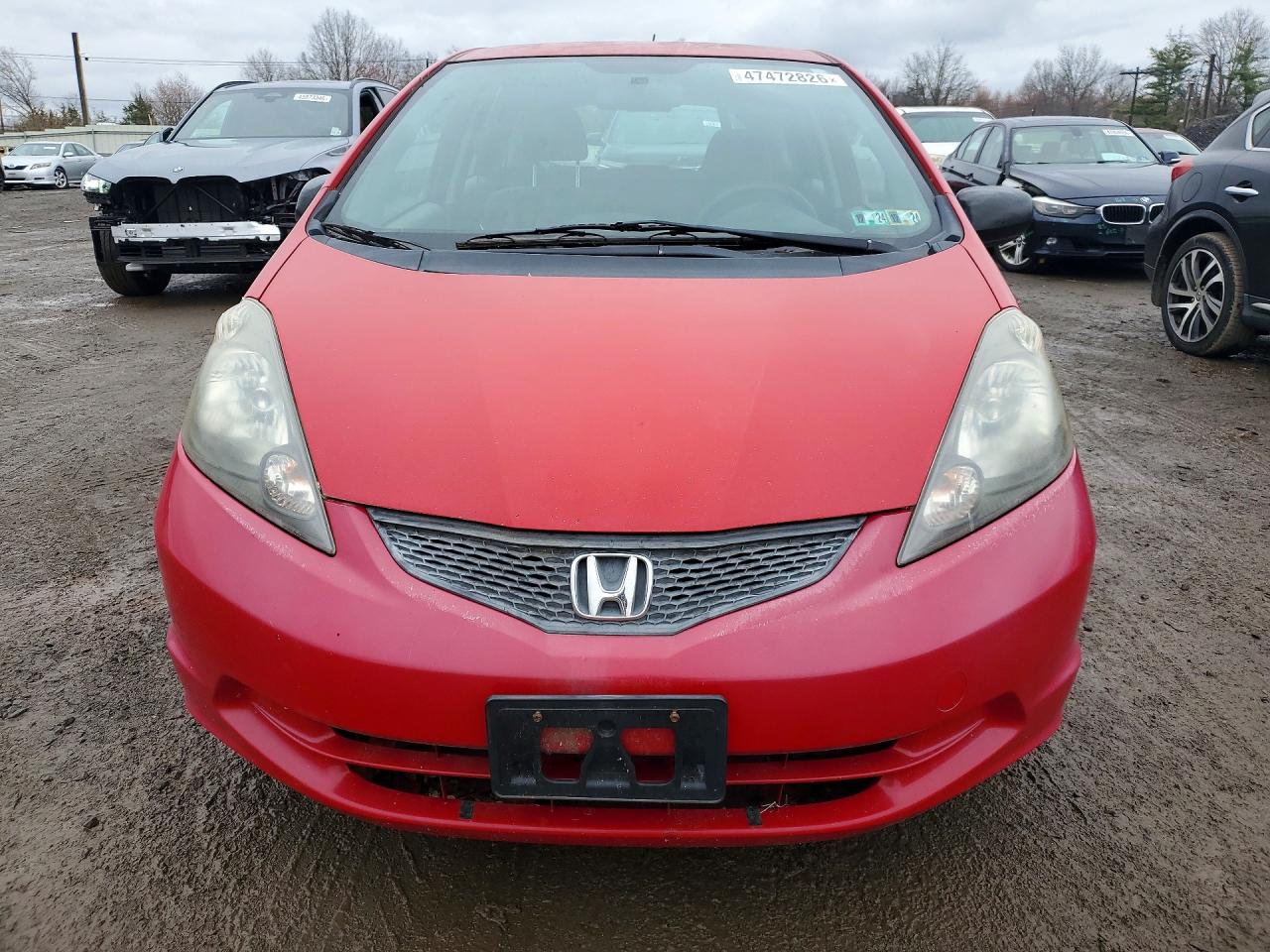 2010 Honda Fit Красный vin: JHMGE8G24AC040523