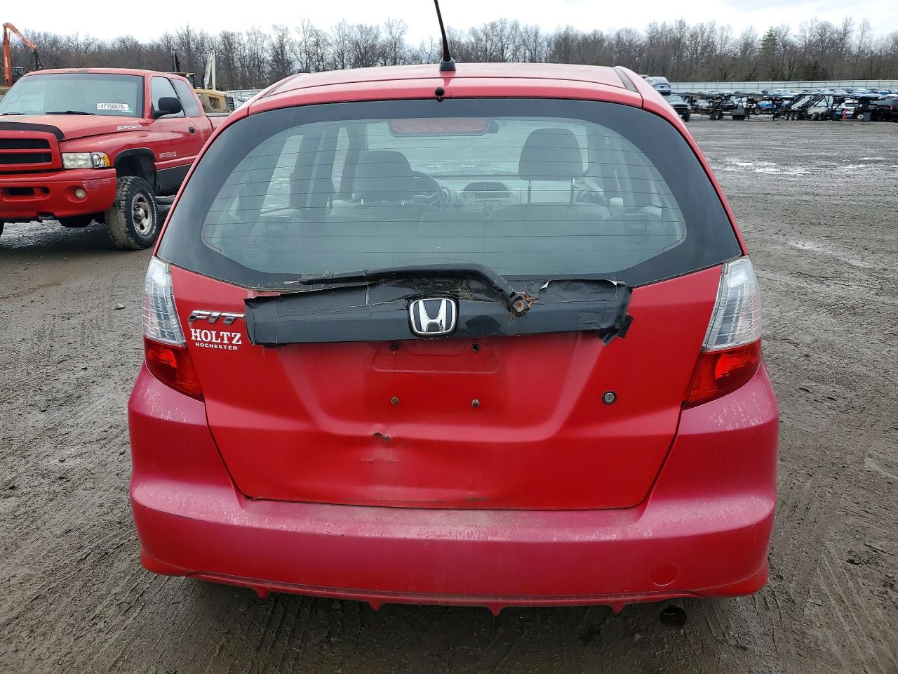 2010 Honda Fit Красный vin: JHMGE8G24AC040523