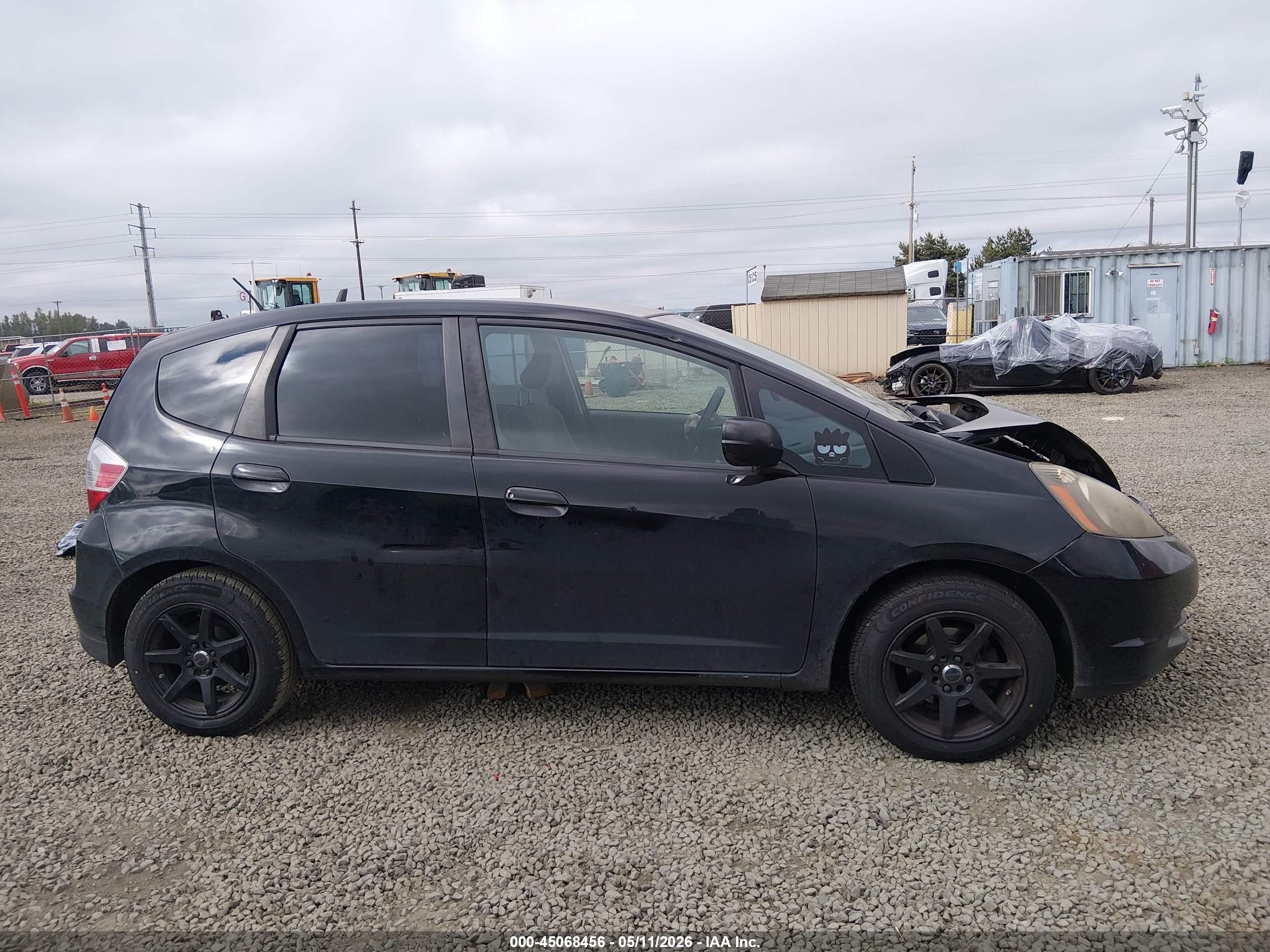 2010 Honda Fit   Black vin: JHMGE8G24AS025851