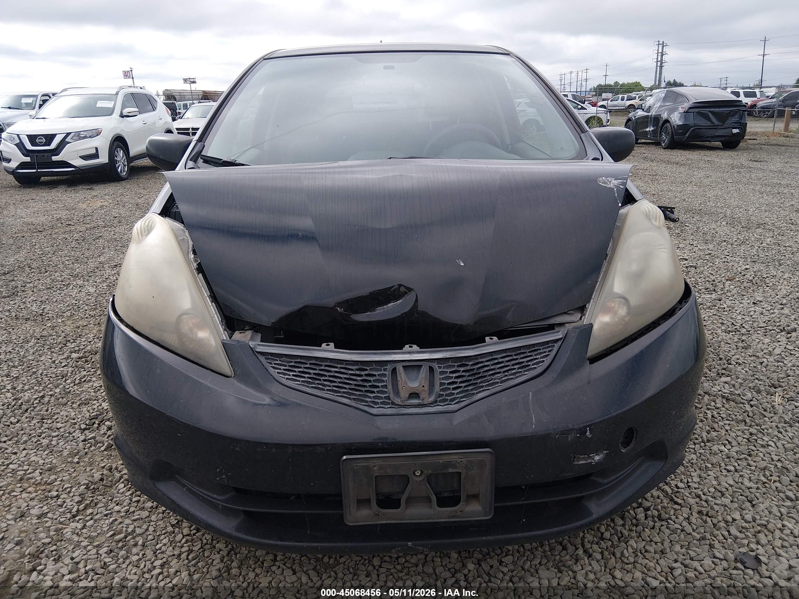 2010 Honda Fit   Black vin: JHMGE8G24AS025851