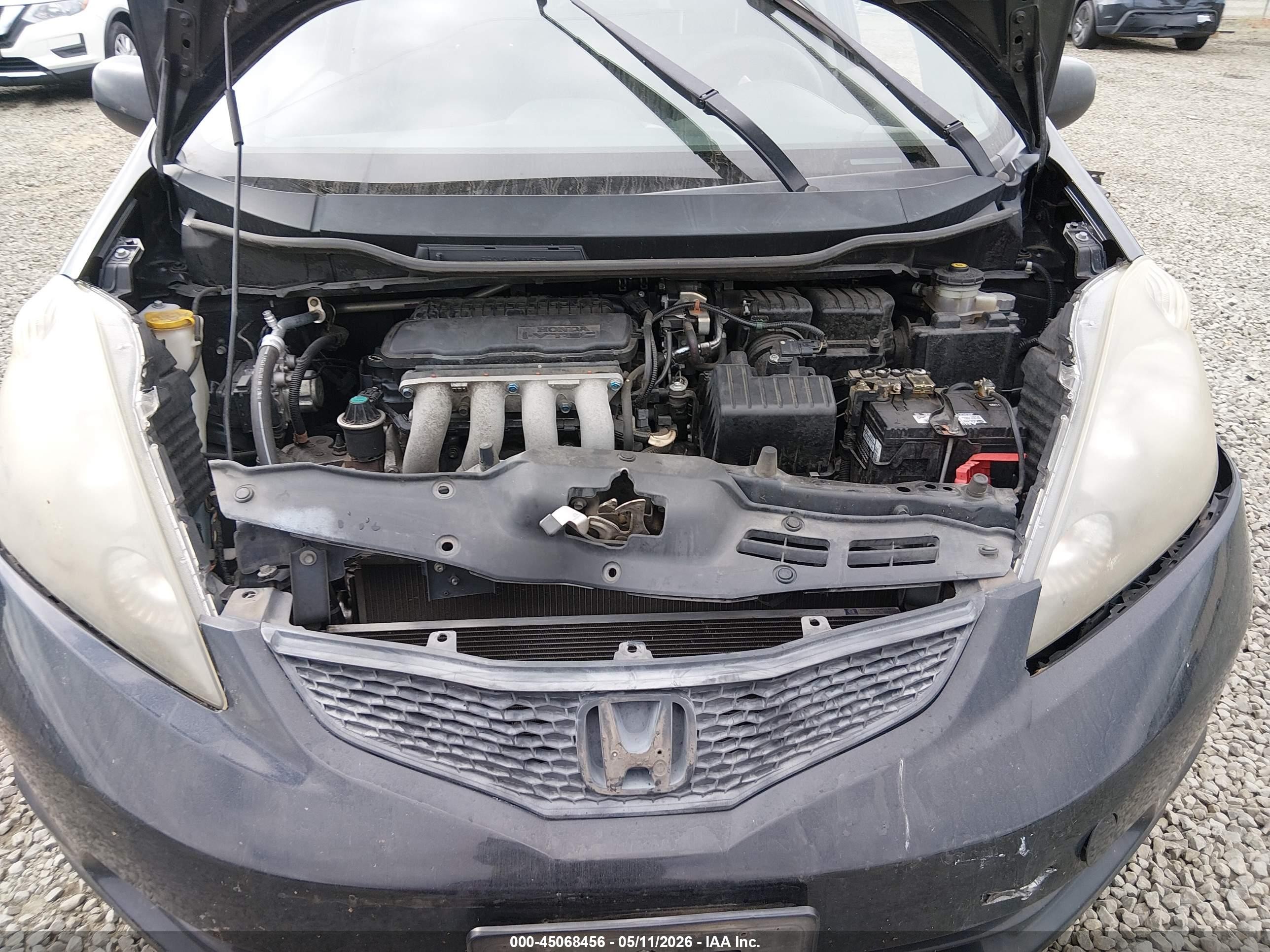 2010 Honda Fit   Black vin: JHMGE8G24AS025851