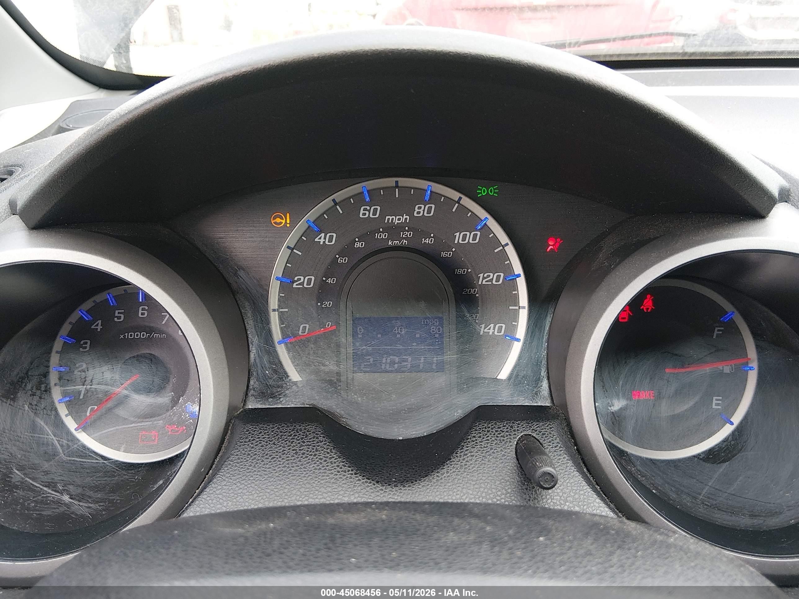 2010 Honda Fit   Black vin: JHMGE8G24AS025851