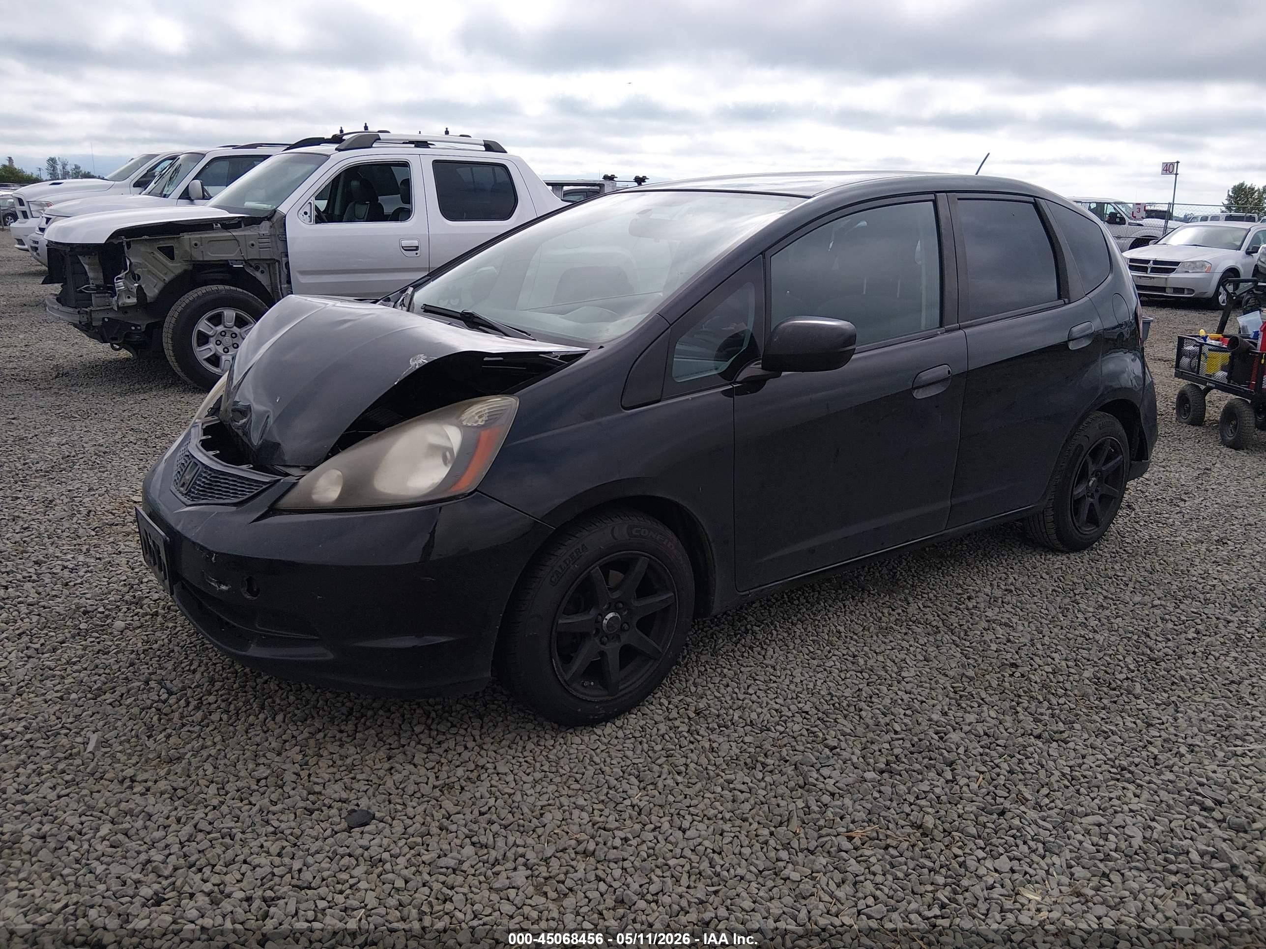 2010 Honda Fit   Black vin: JHMGE8G24AS025851