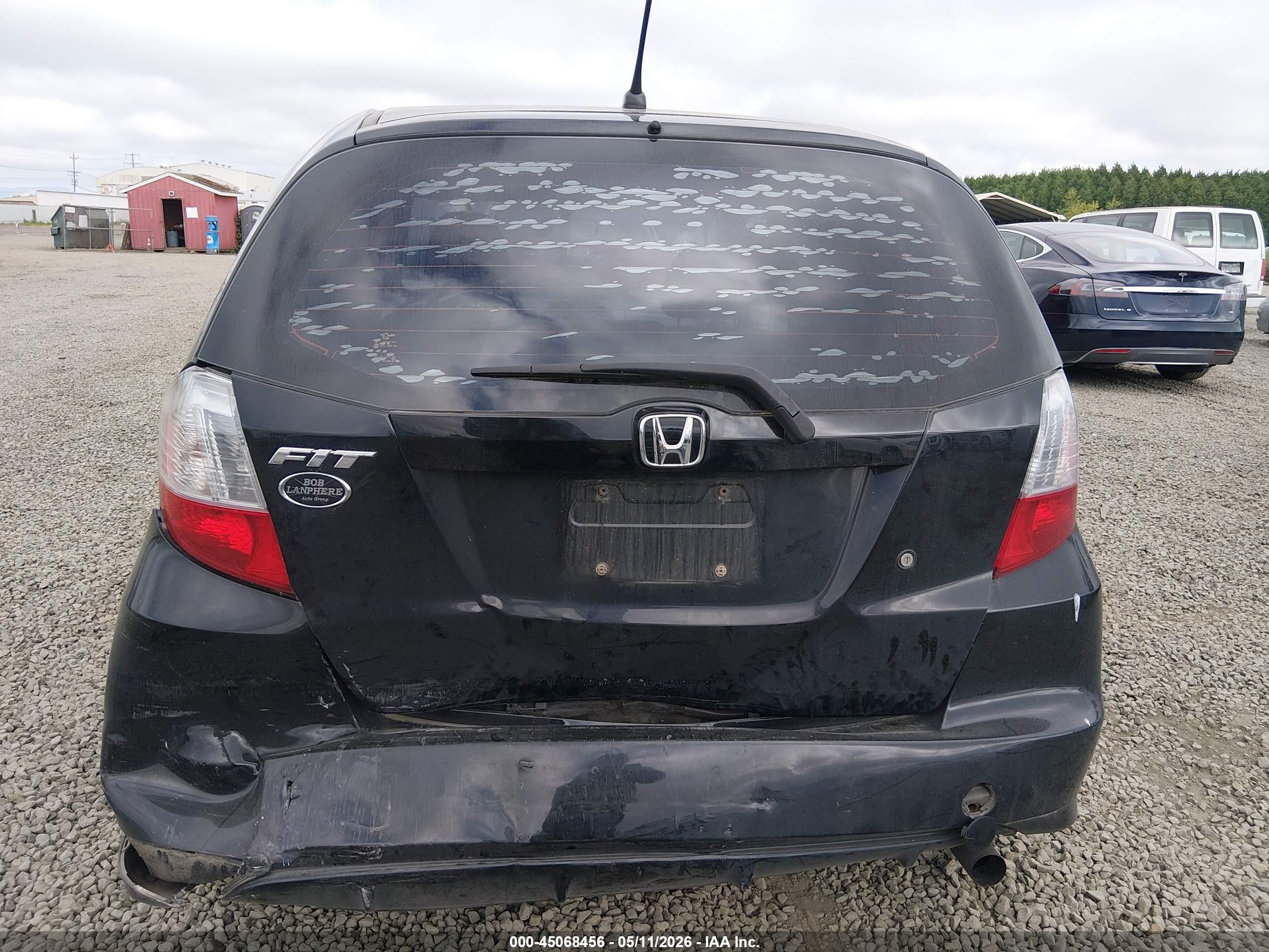 2010 Honda Fit   Black vin: JHMGE8G24AS025851