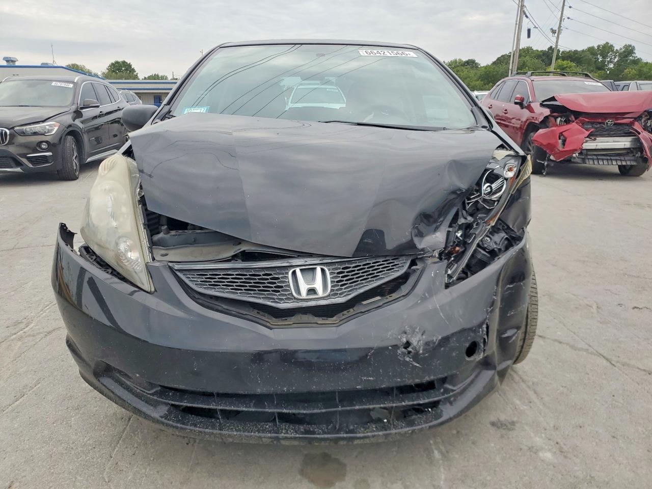 2010 Honda Fit Black vin: JHMGE8G29AC018176