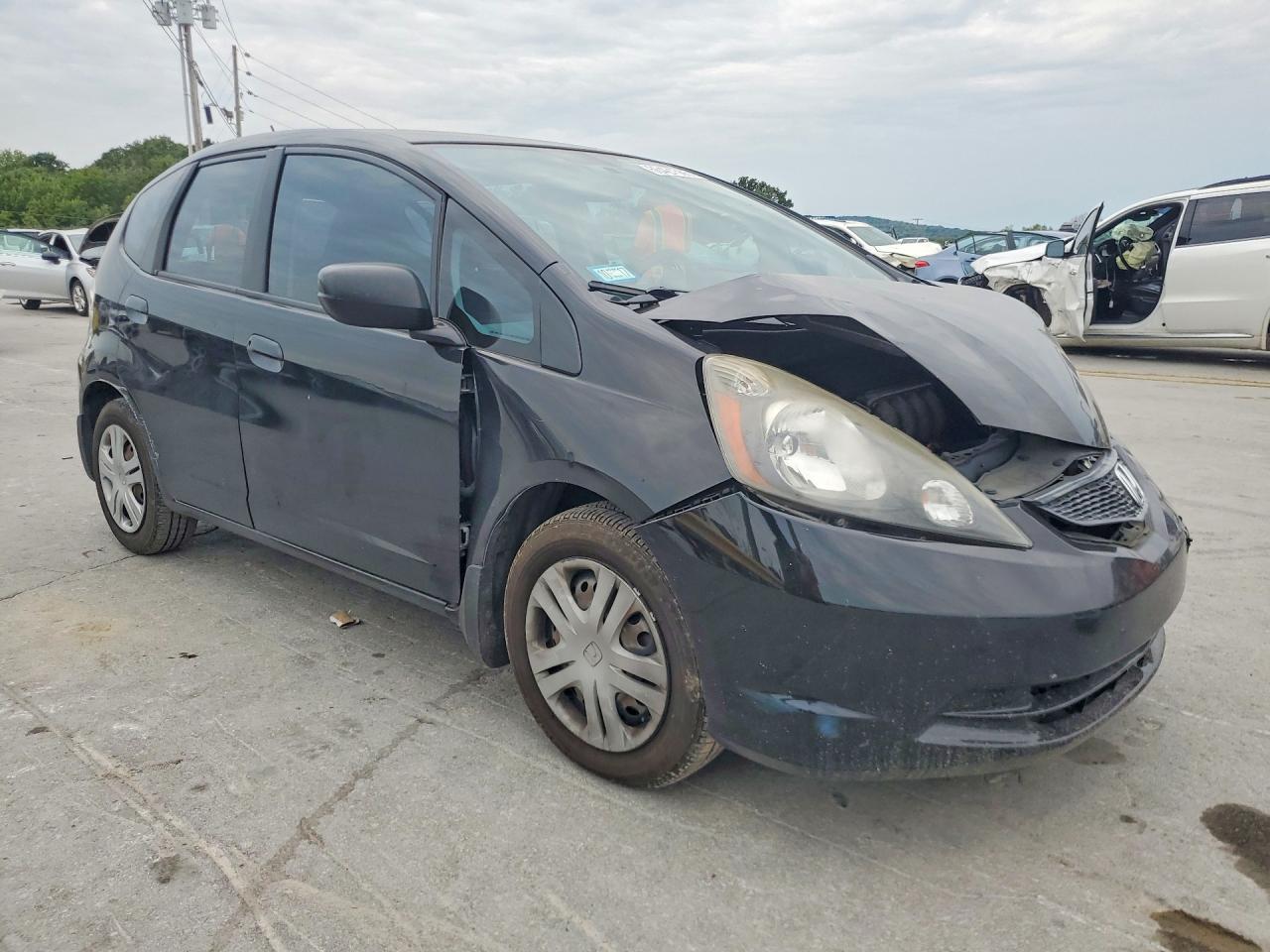 2010 Honda Fit Black vin: JHMGE8G29AC018176