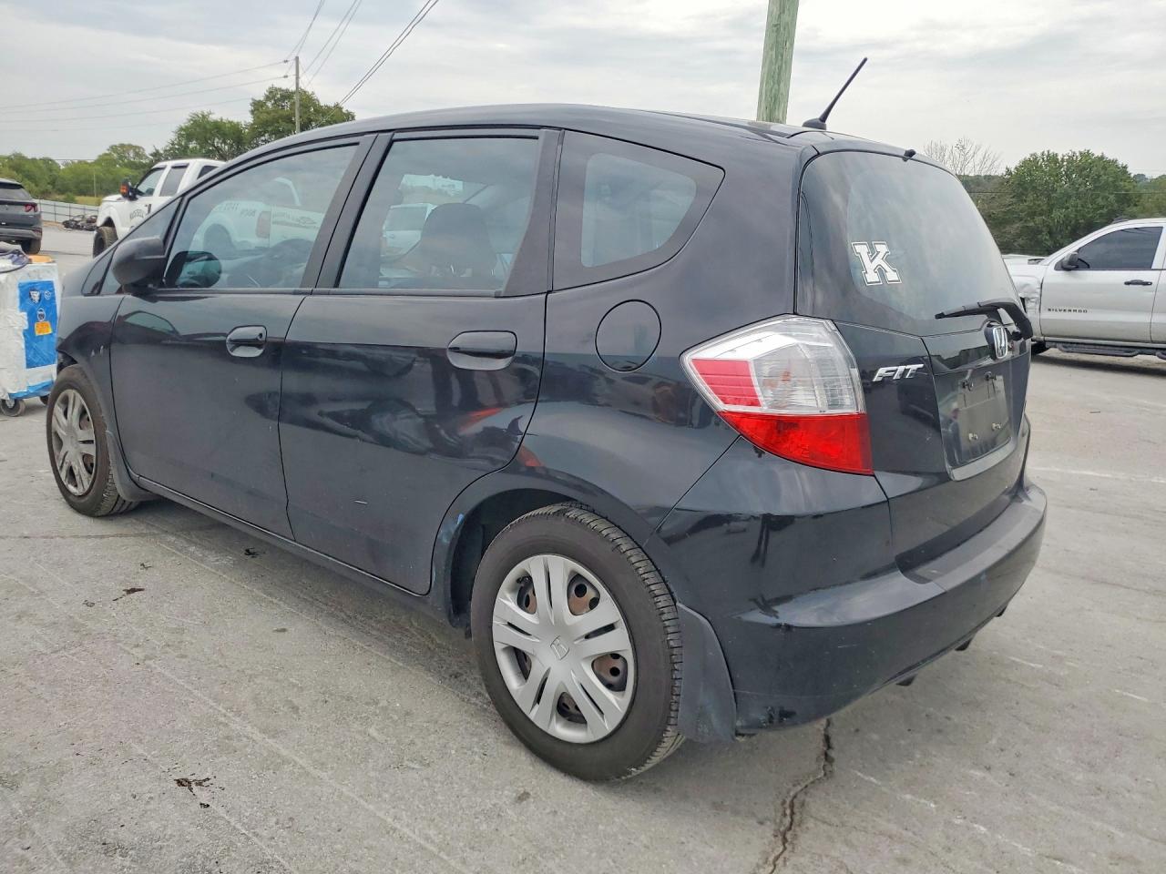 2010 Honda Fit Black vin: JHMGE8G29AC018176