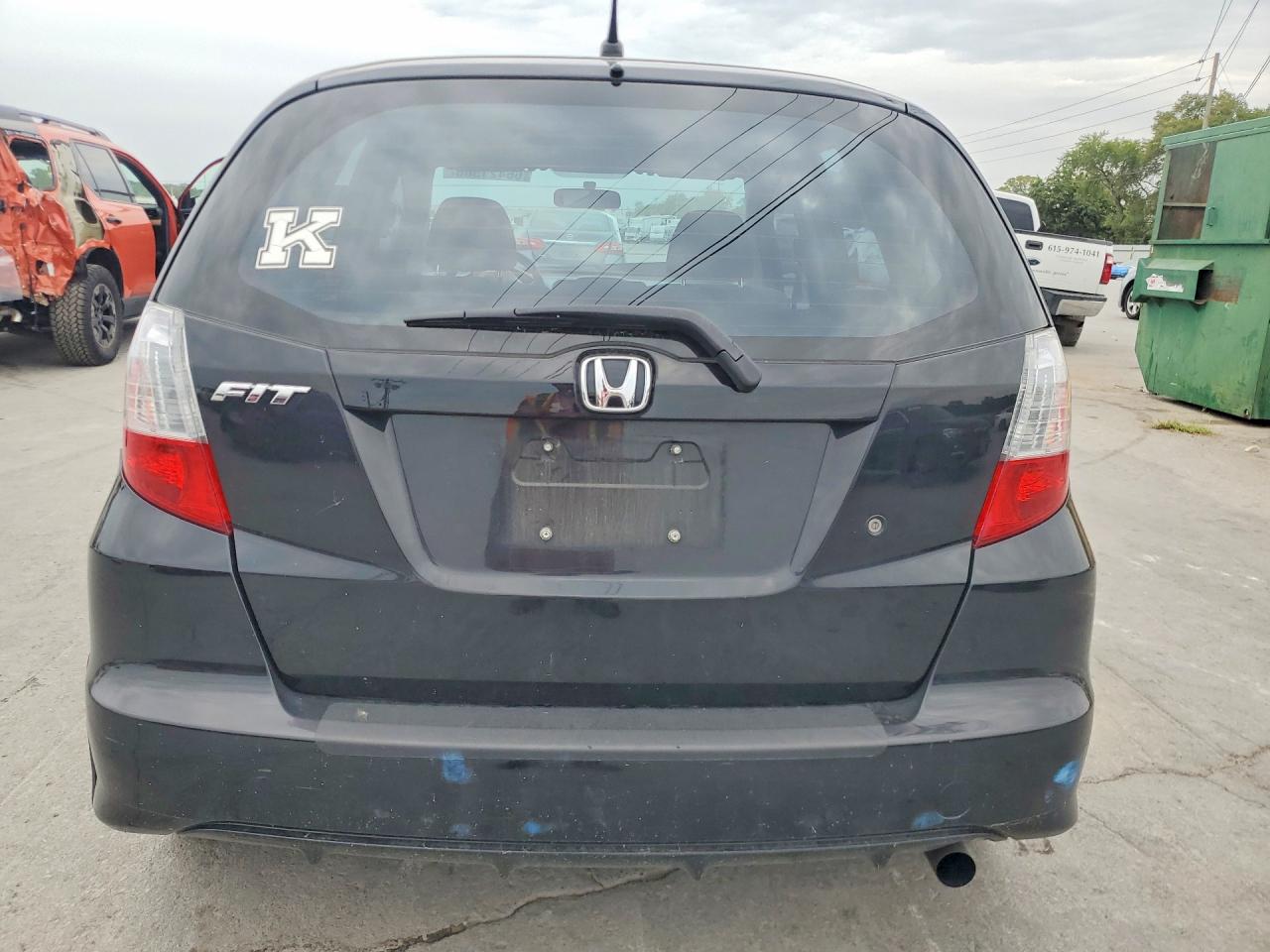 2010 Honda Fit Black vin: JHMGE8G29AC018176