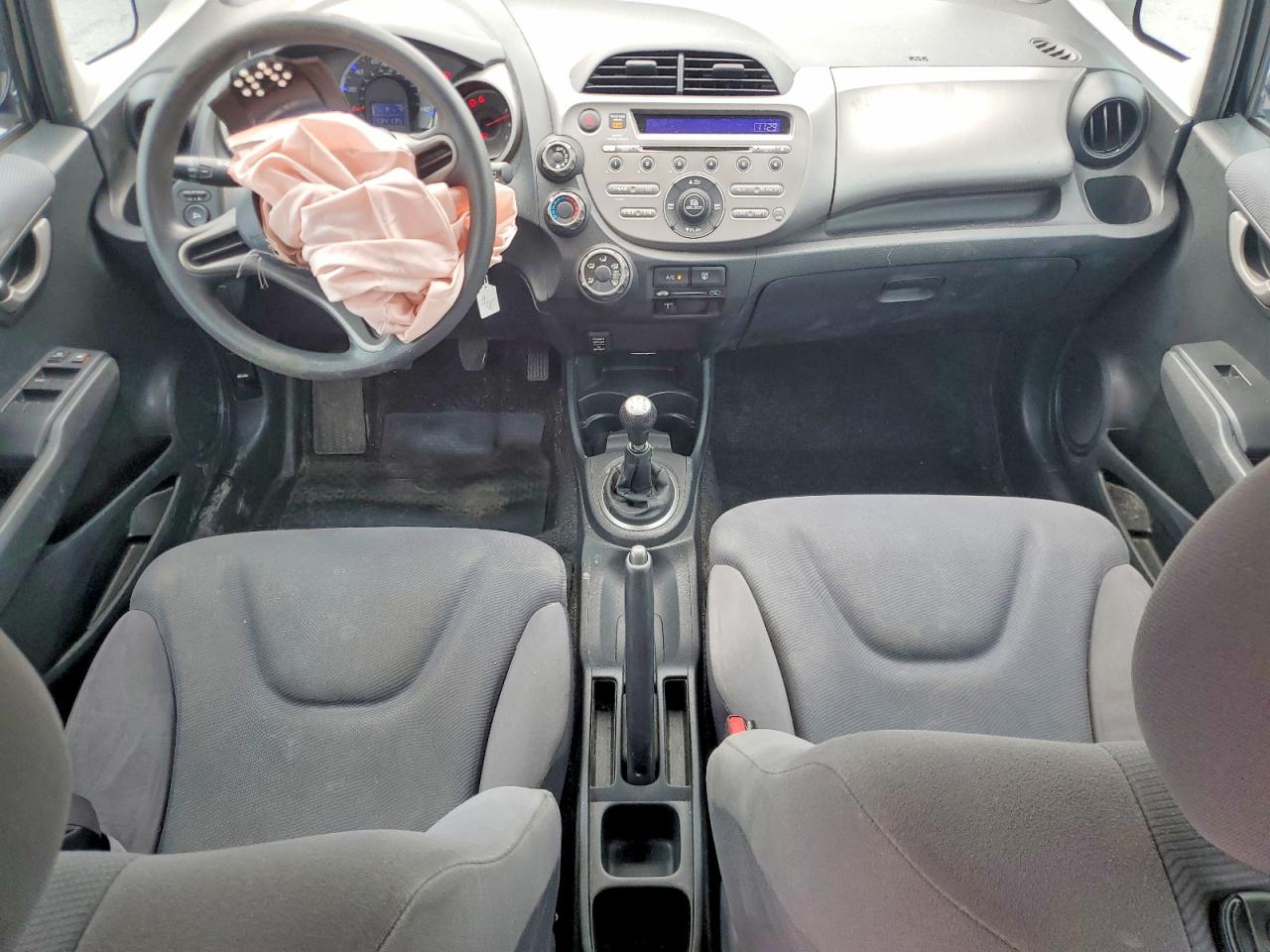 2010 Honda Fit Black vin: JHMGE8G29AC018176