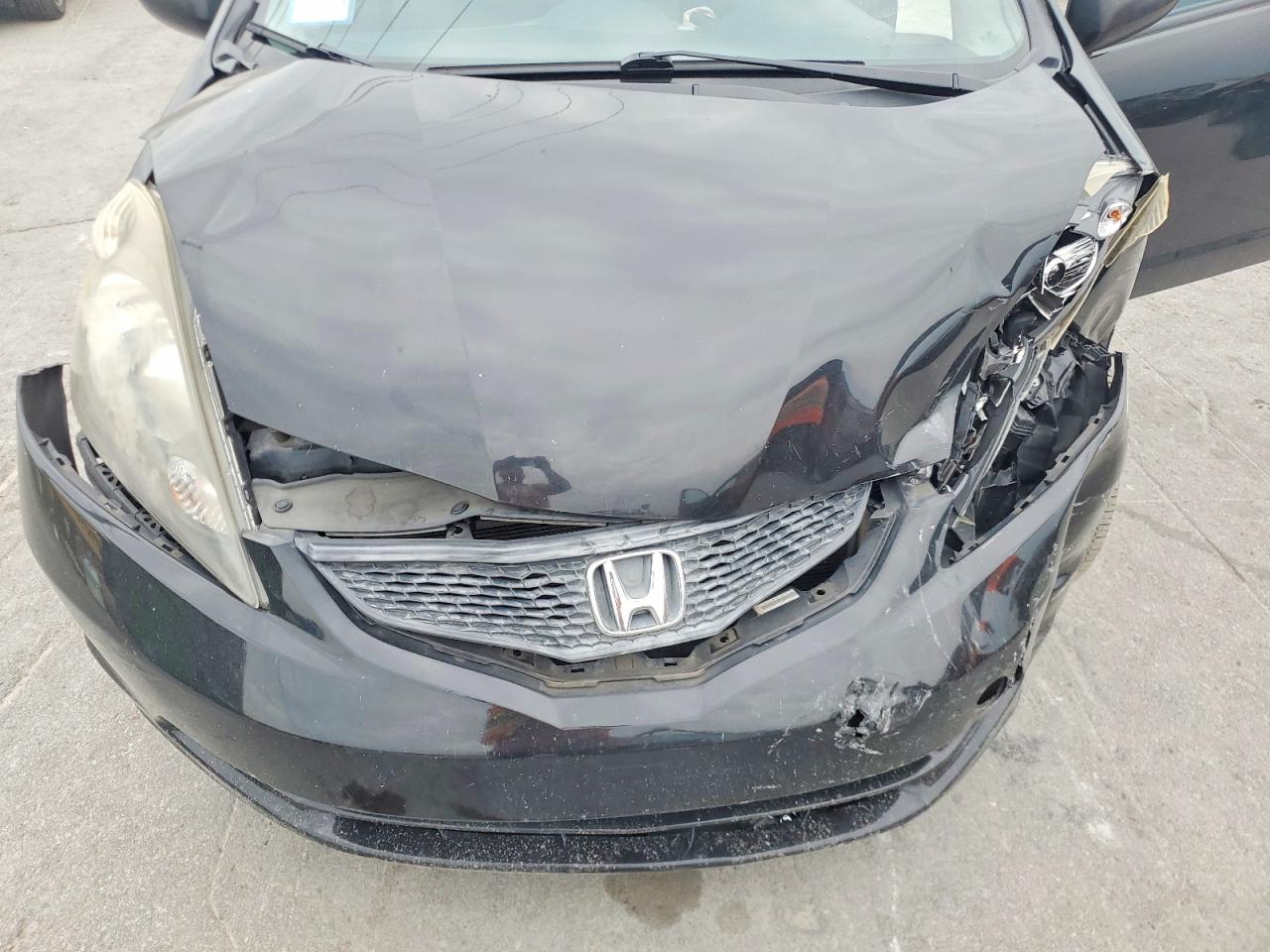 2010 Honda Fit Black vin: JHMGE8G29AC018176