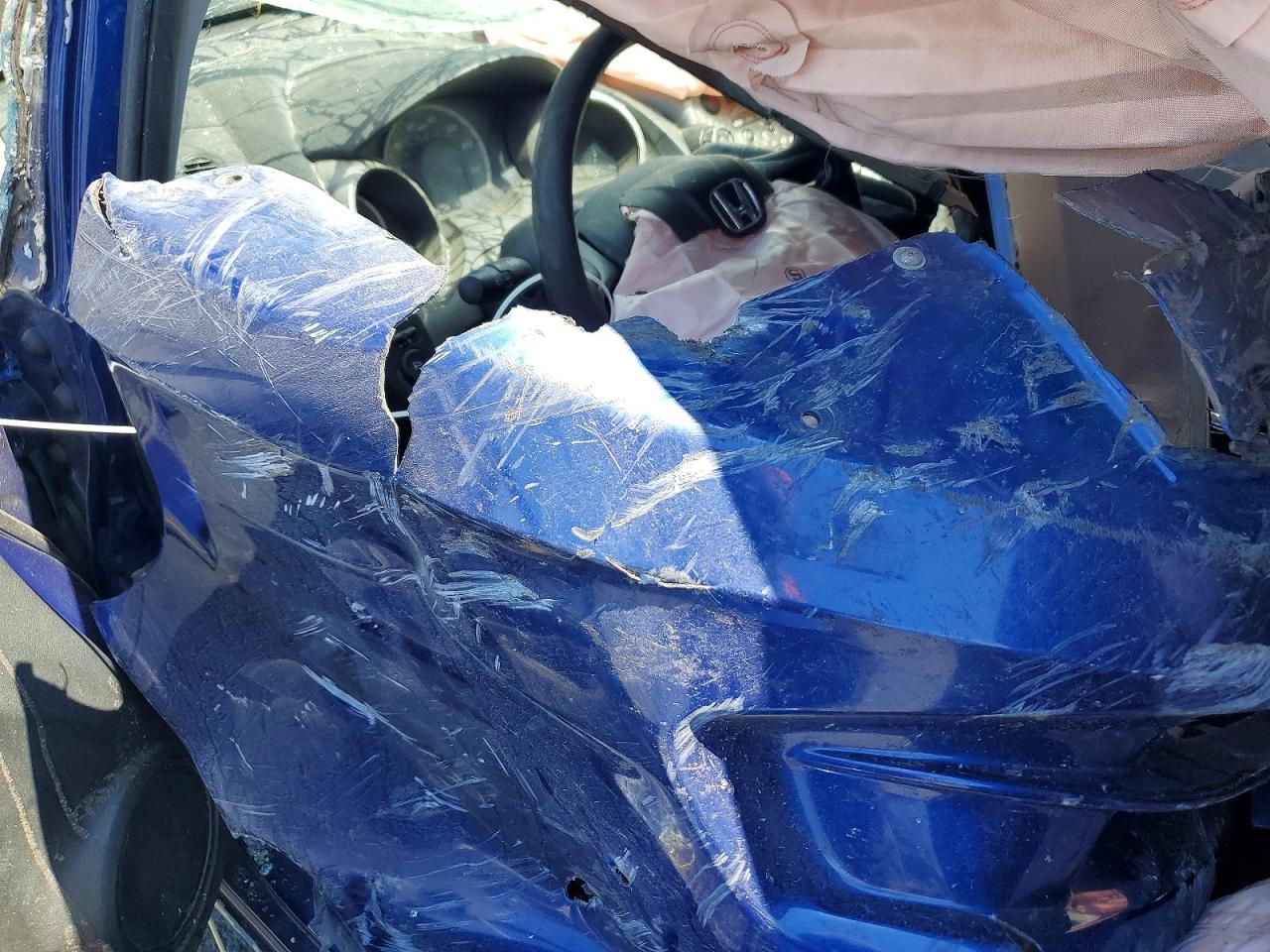 2010 Honda Fit Blue vin: JHMGE8G29AC023989