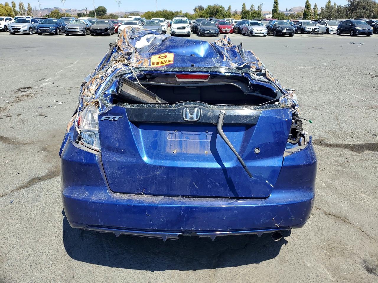 2010 Honda Fit Blue vin: JHMGE8G29AC023989