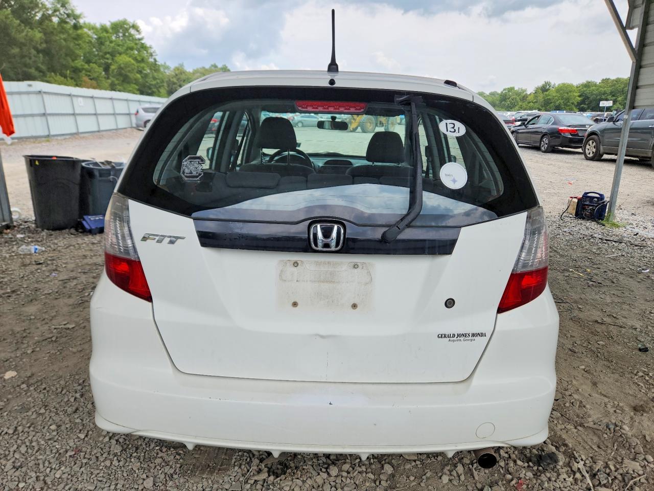 2010 Honda Fit Белый vin: JHMGE8G29AS005711