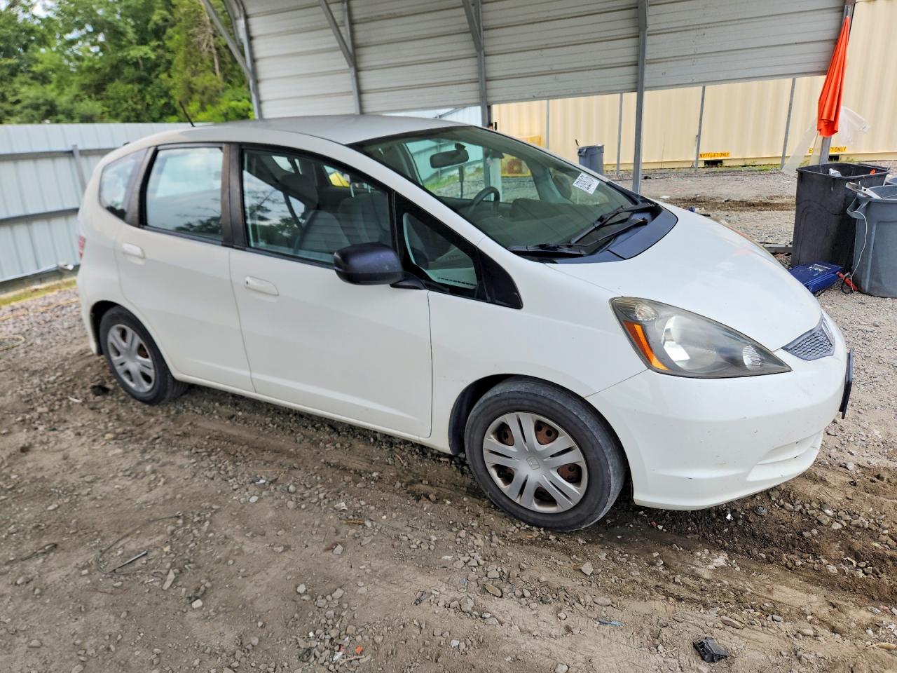 2010 Honda Fit Белый vin: JHMGE8G29AS005711