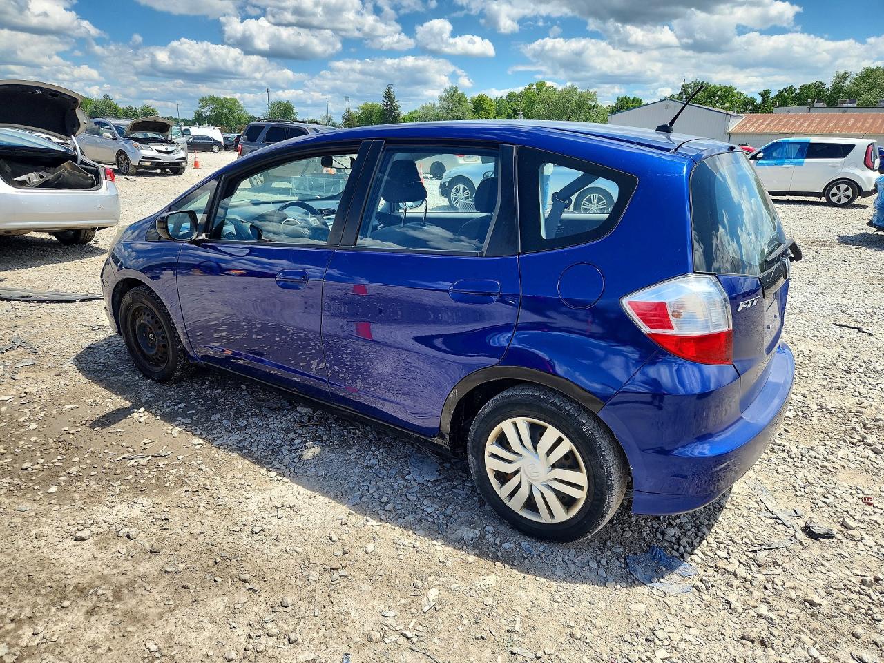 2010 Honda Fit Blue vin: JHMGE8G2XAS000095