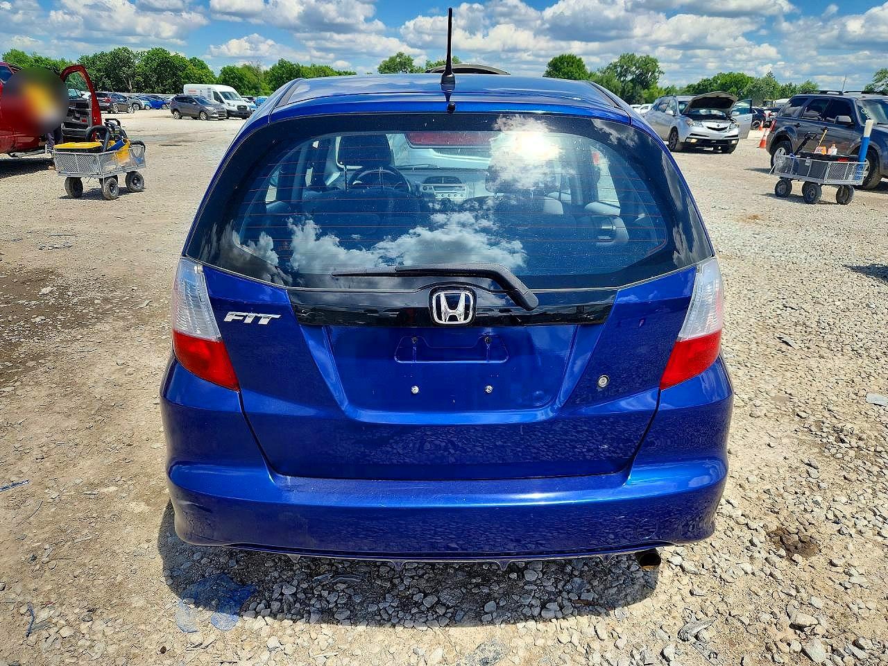 2010 Honda Fit Blue vin: JHMGE8G2XAS000095