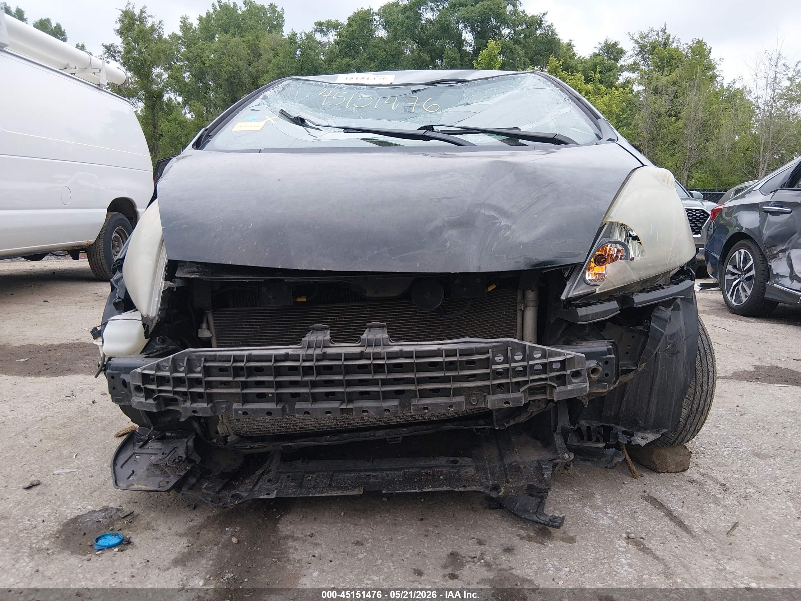 2010 Honda Fit   Black vin: JHMGE8G2XAS019259