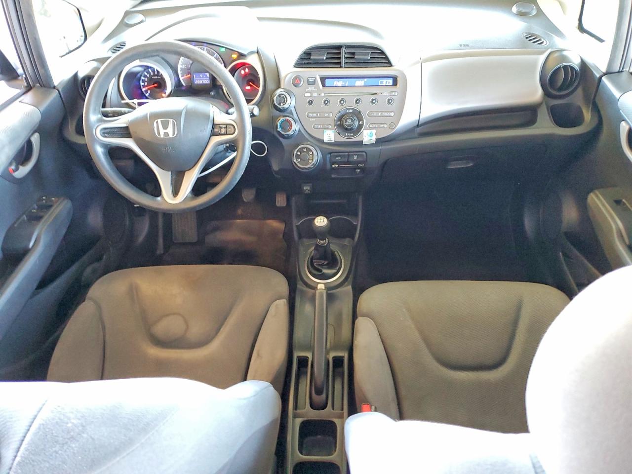 2013 Honda Fit Gray vin: JHMGE8G30DC034165