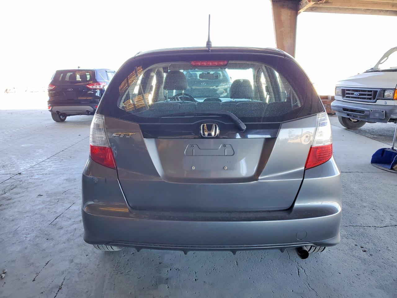2013 Honda Fit Gray vin: JHMGE8G30DC034165