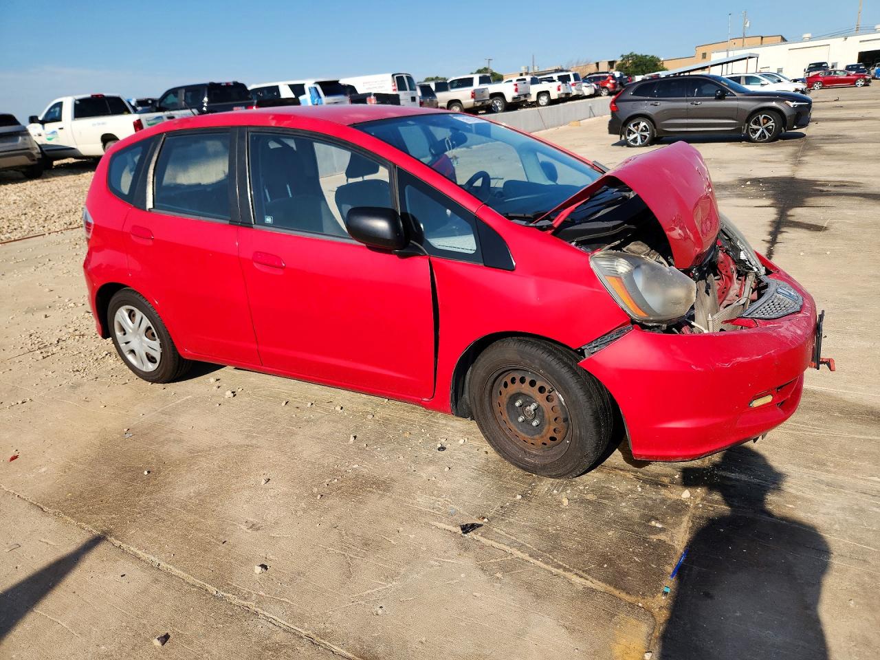 2011 Honda Fit Red vin: JHMGE8G31BC008722
