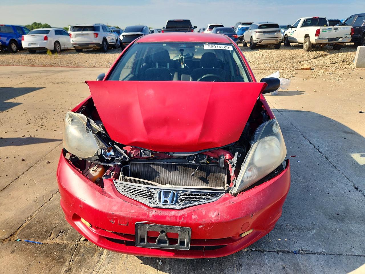 2011 Honda Fit Red vin: JHMGE8G31BC008722