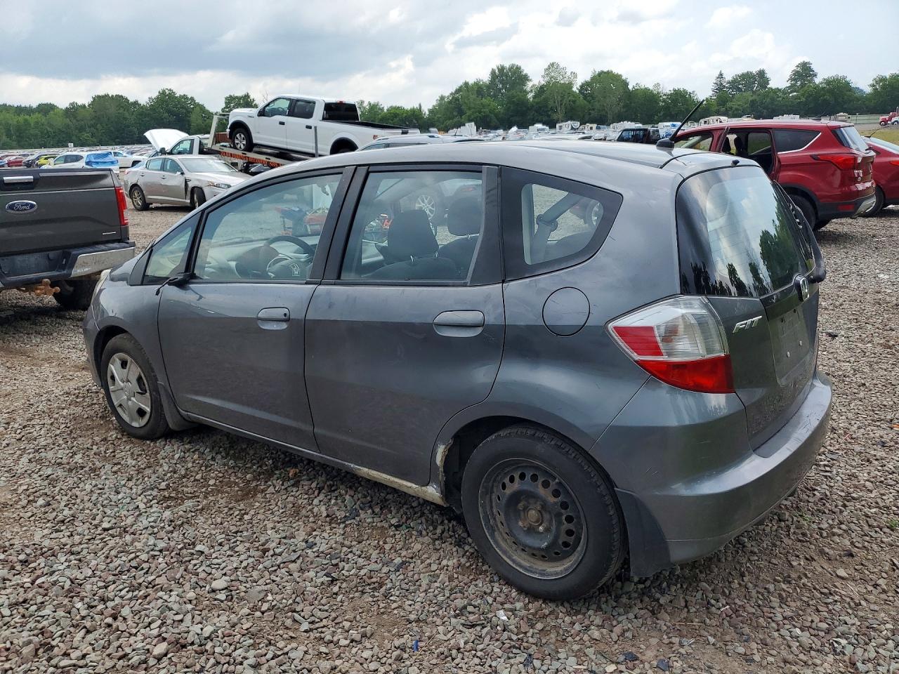 2012 Honda Fit Silver vin: JHMGE8G31CC021875