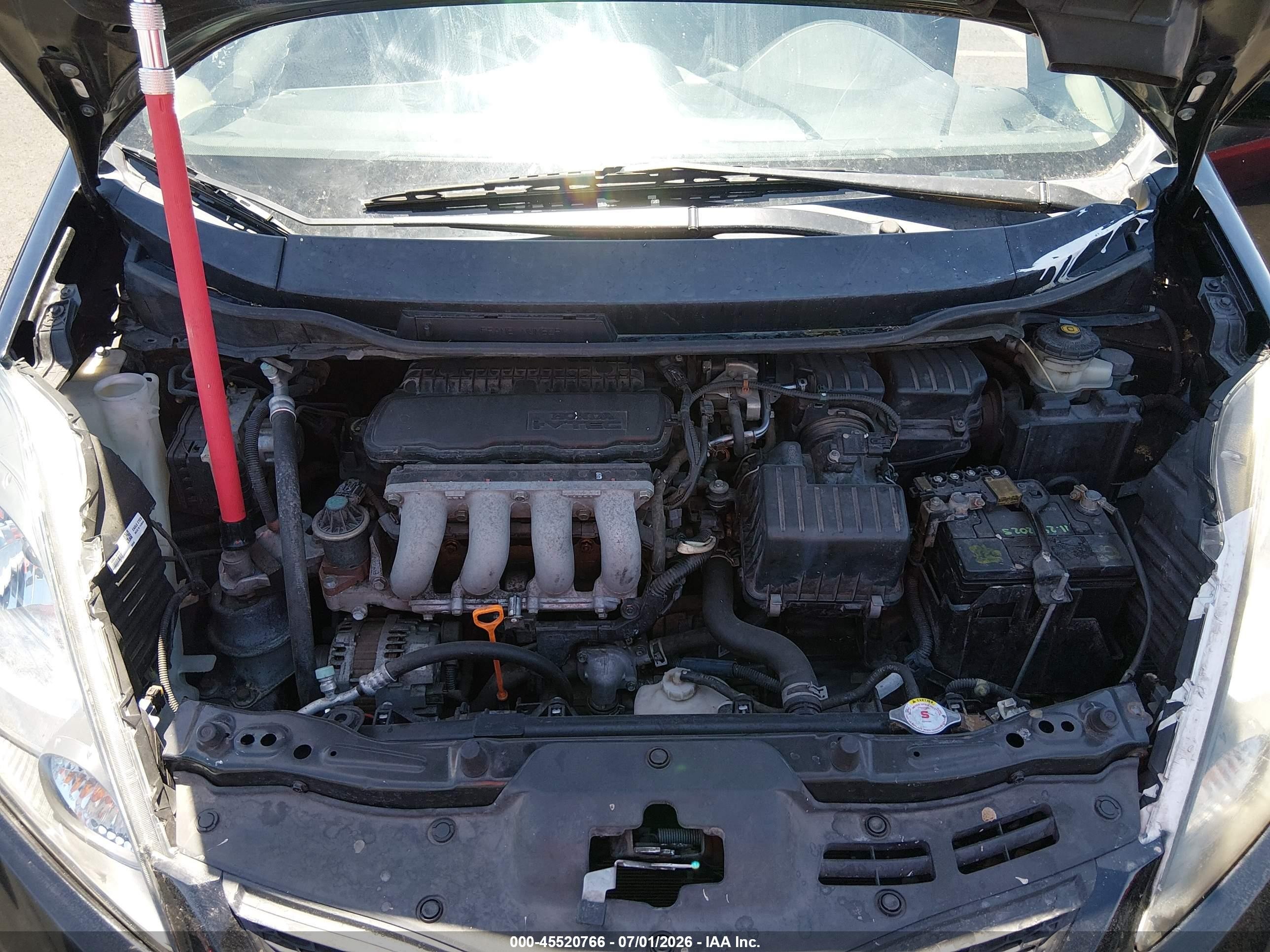 2013 Honda Fit   Black vin: JHMGE8G32DC030473