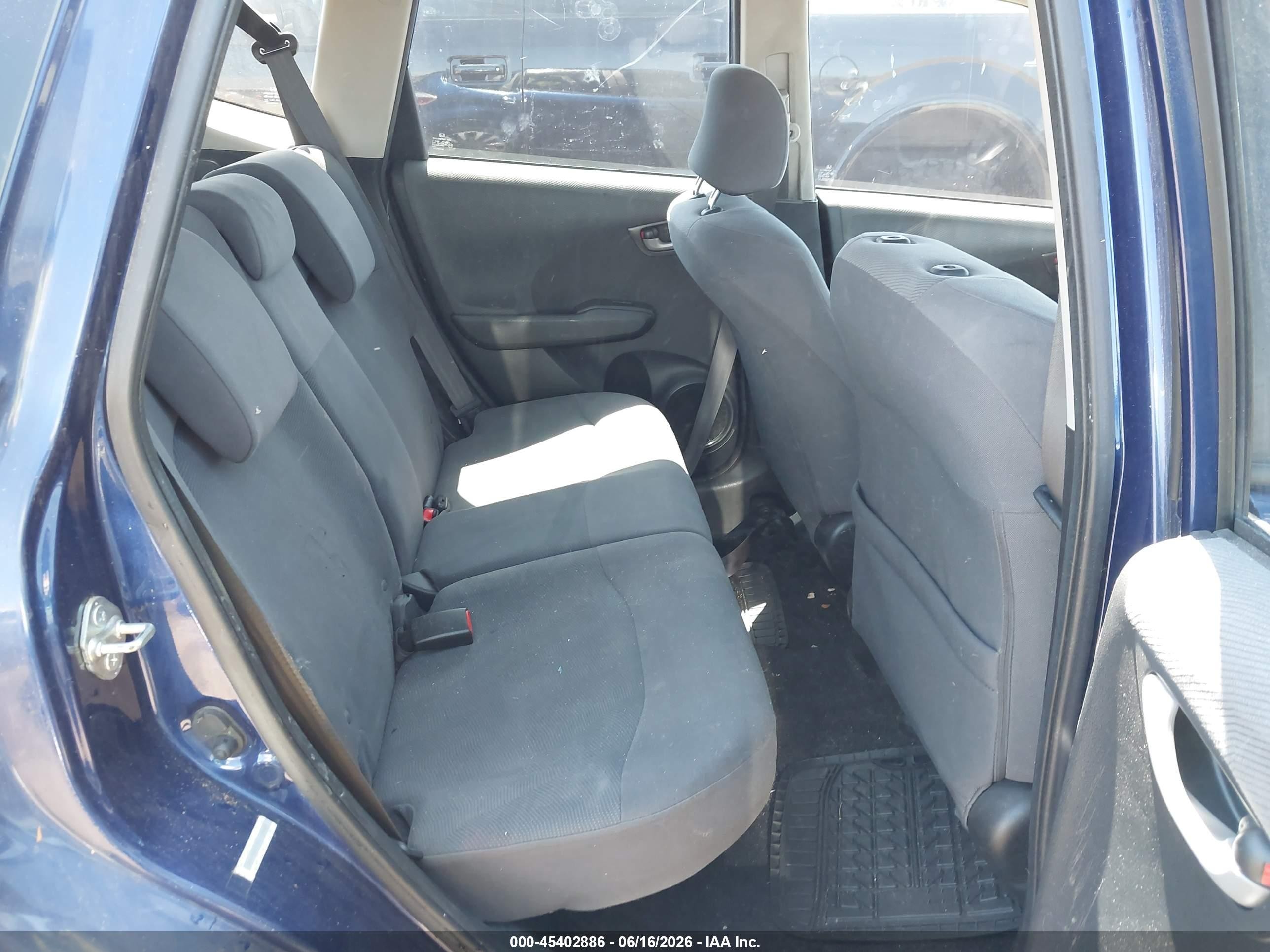 2012 Honda Fit   Blue vin: JHMGE8G33CC015088
