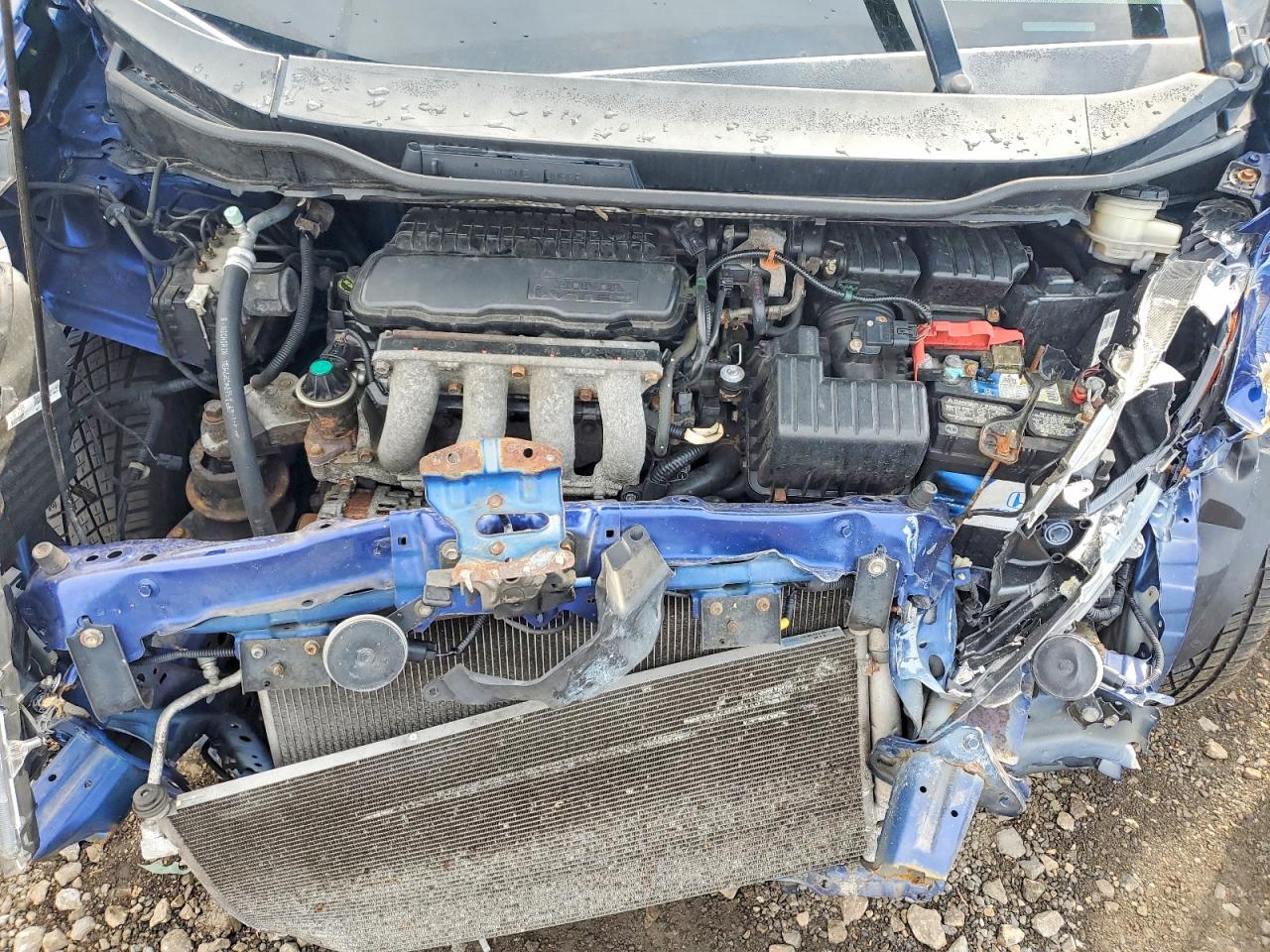 2013 Honda Fit Blue vin: JHMGE8G33DC017358
