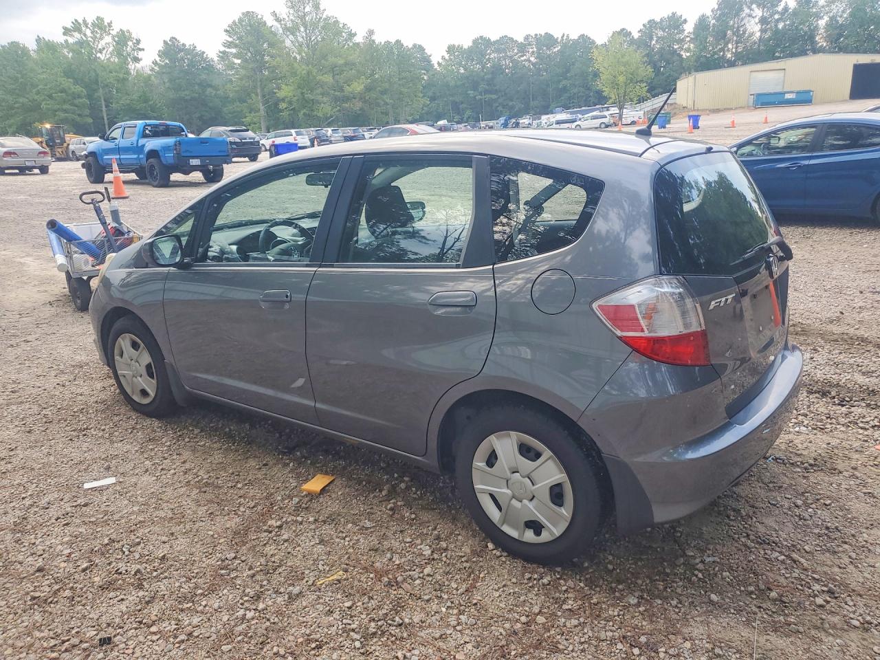 2013 Honda Fit Silver vin: JHMGE8G33DC047685