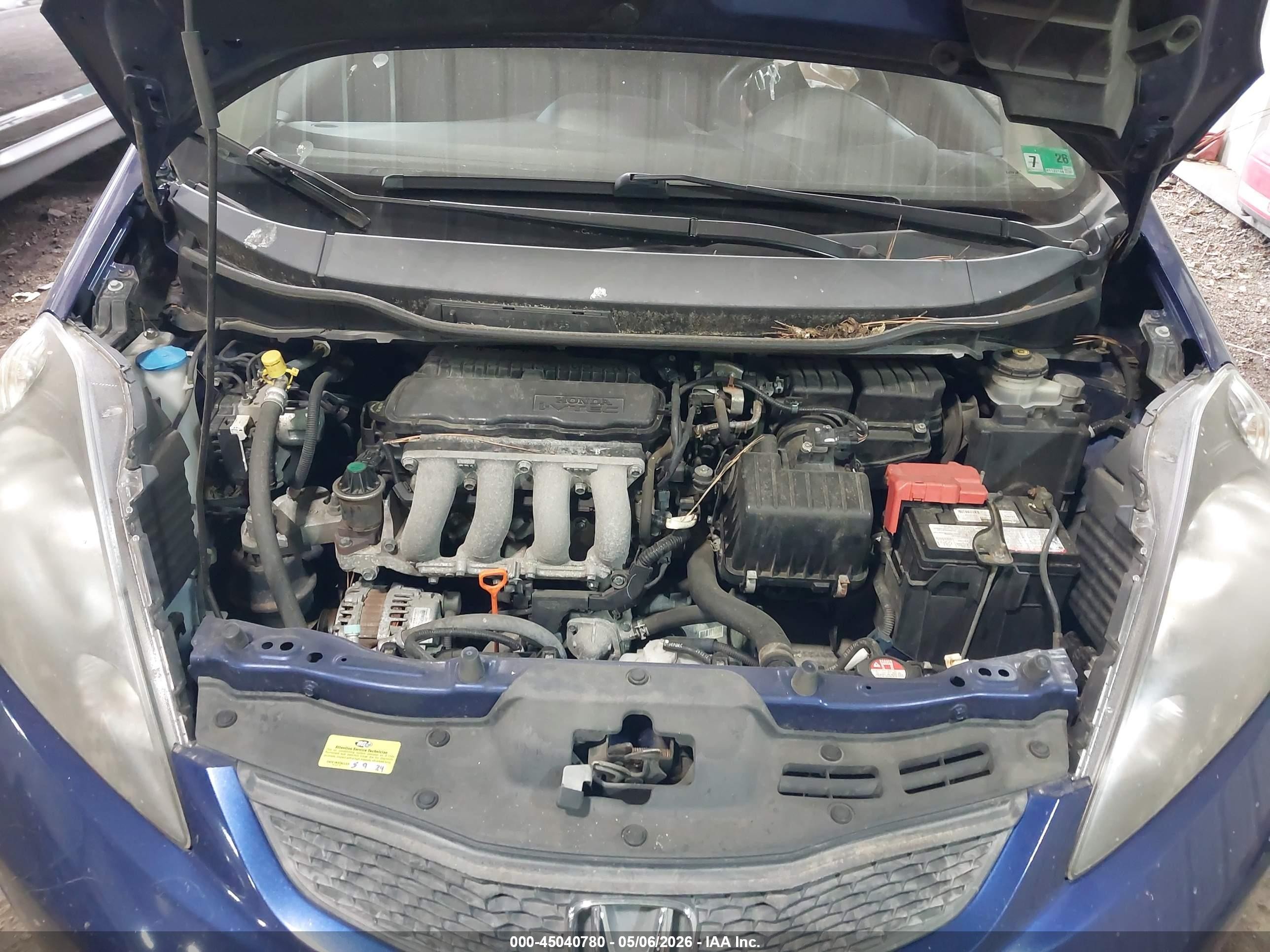 2013 Honda Fit   Blue vin: JHMGE8G33DC059268