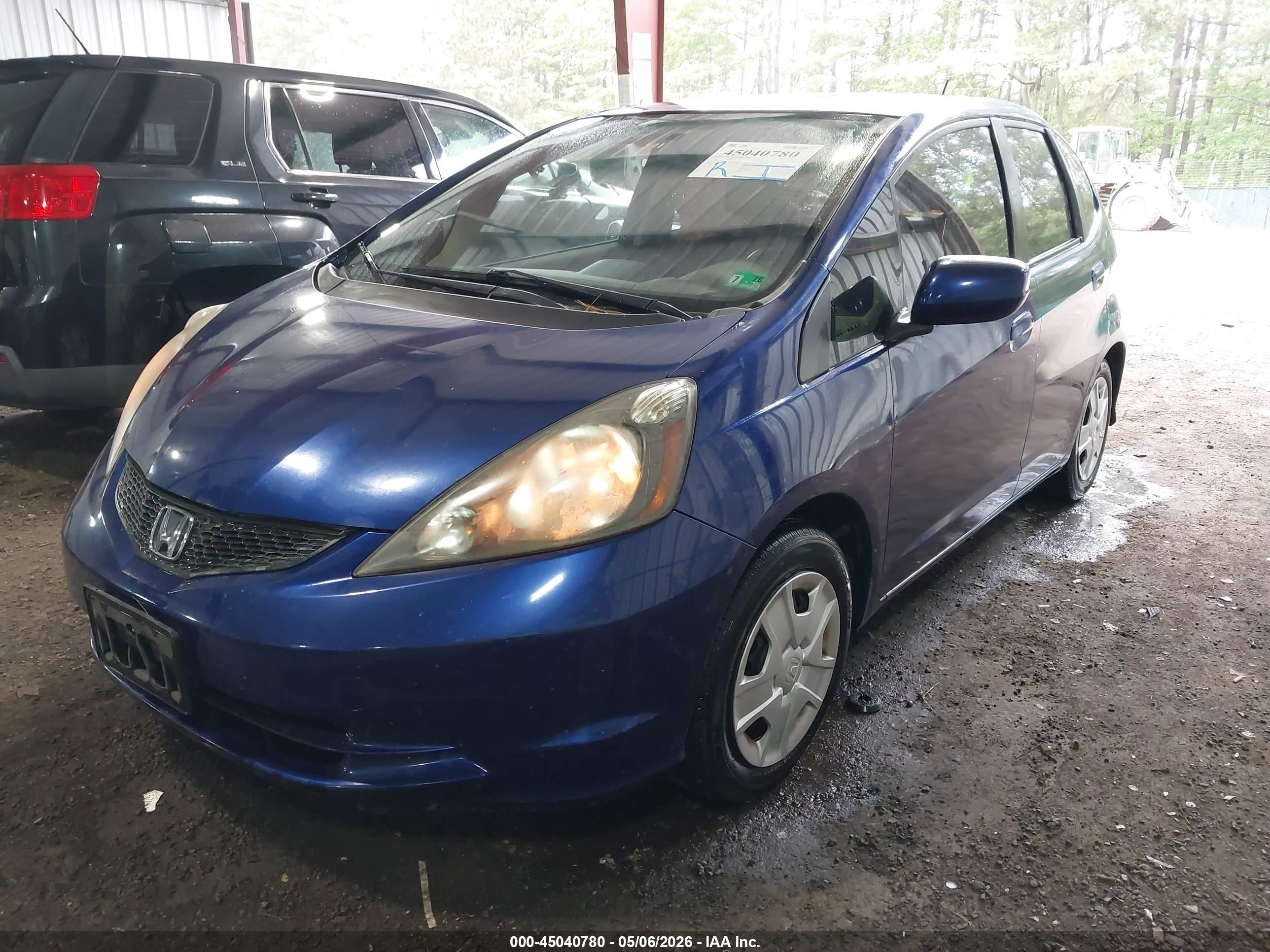 2013 Honda Fit   Blue vin: JHMGE8G33DC059268