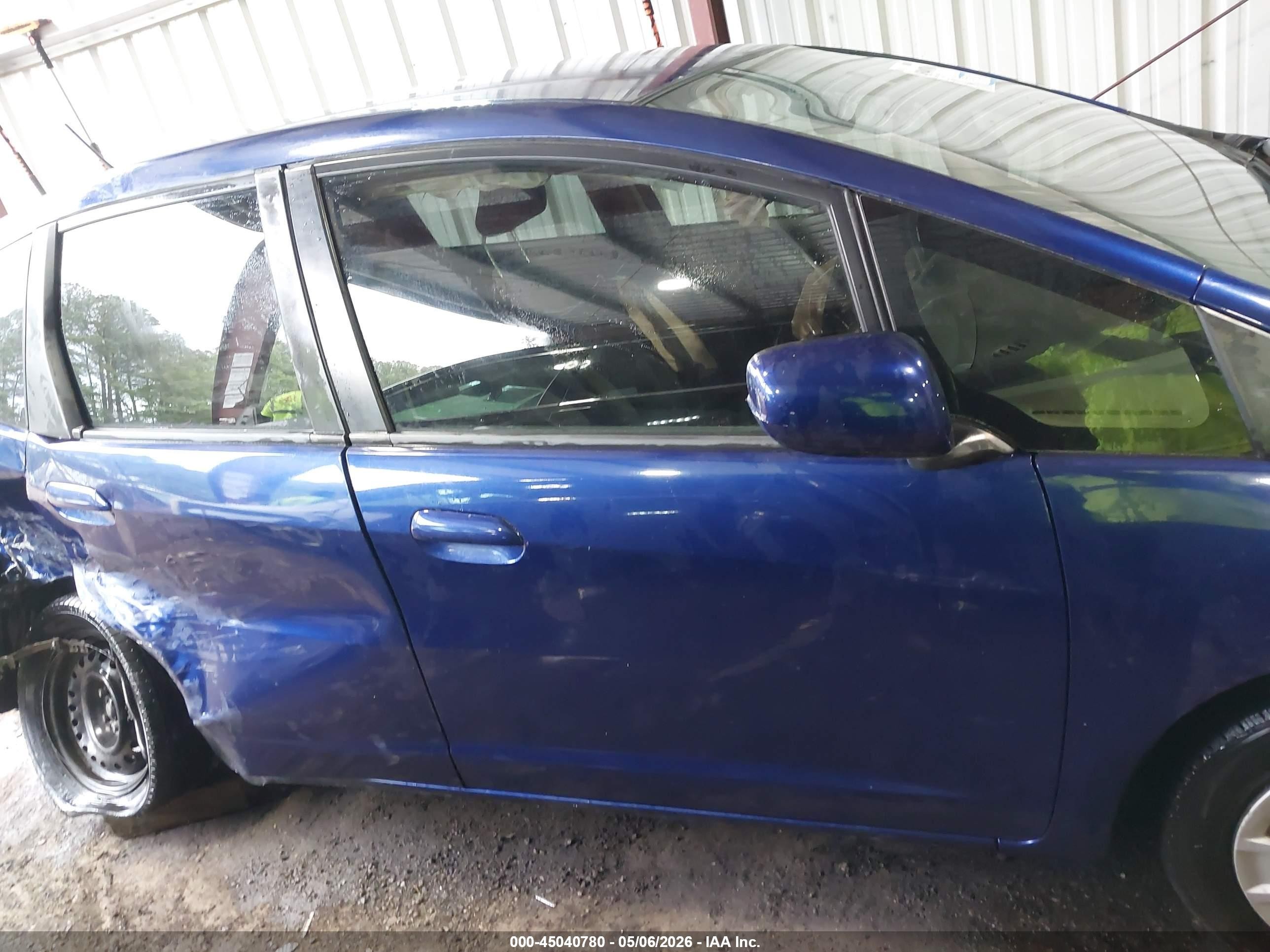 2013 Honda Fit   Blue vin: JHMGE8G33DC059268