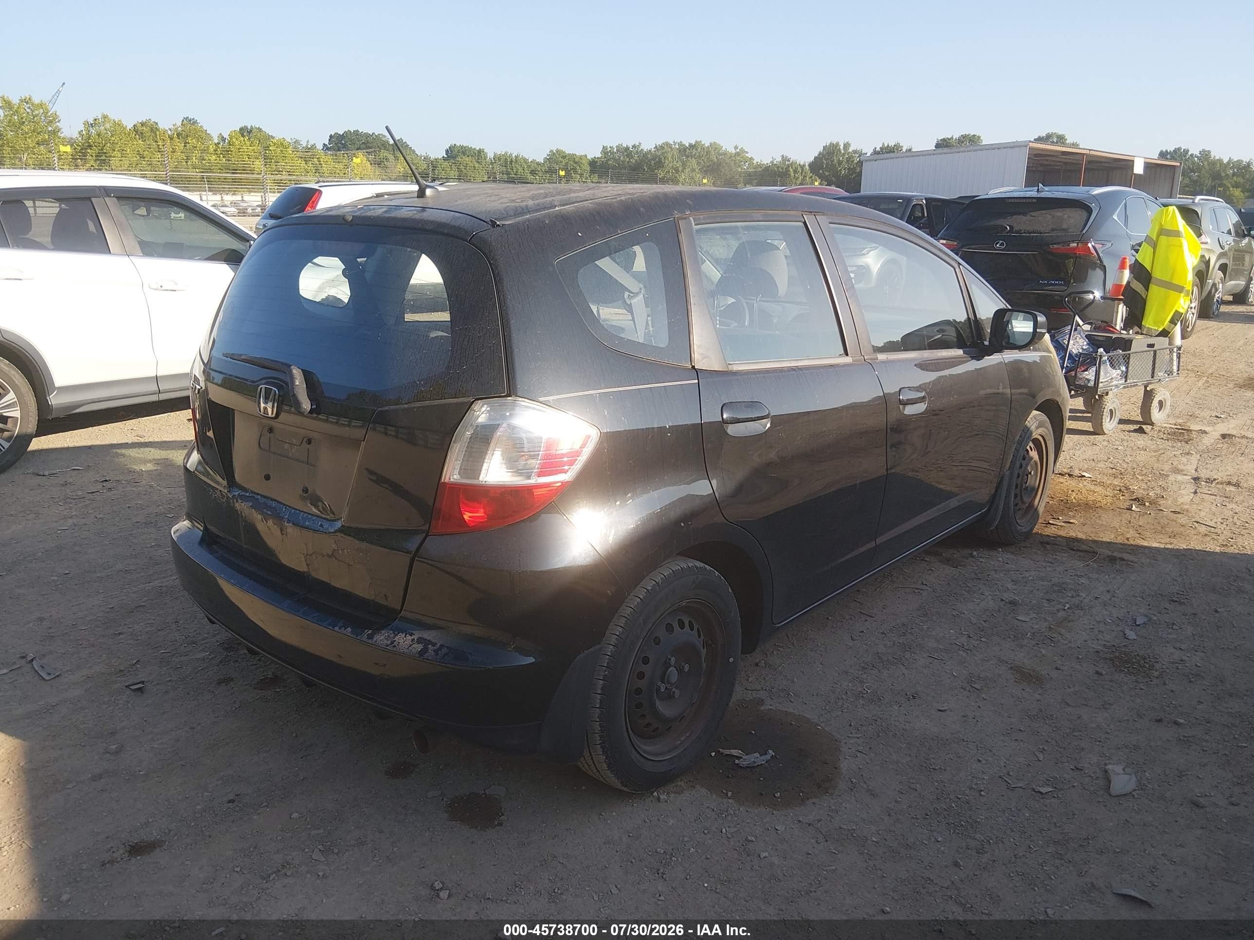 2011 Honda Fit   Black vin: JHMGE8G34BS000863