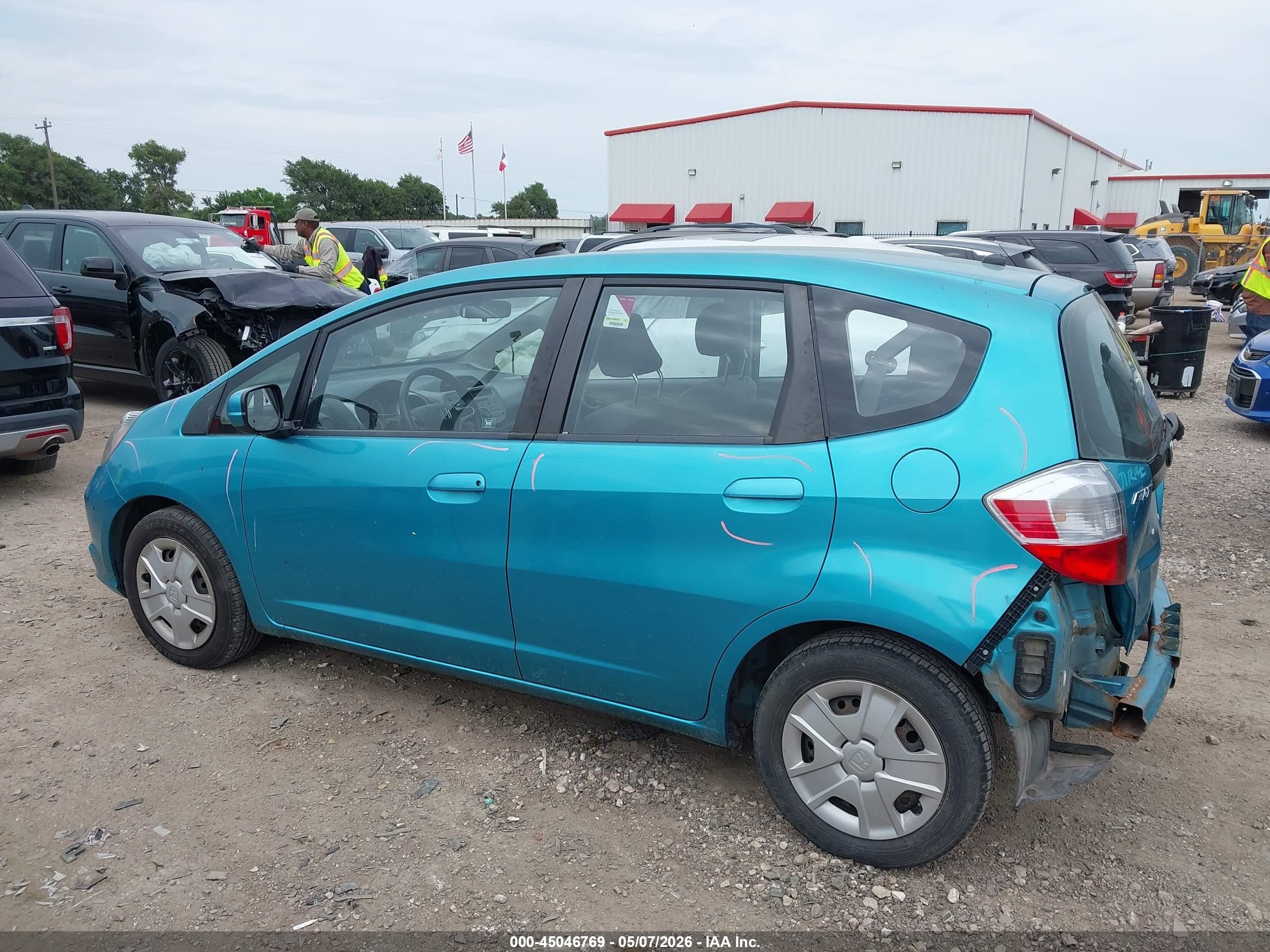 2012 Honda Fit   Бирюзовый vin: JHMGE8G34CC003872