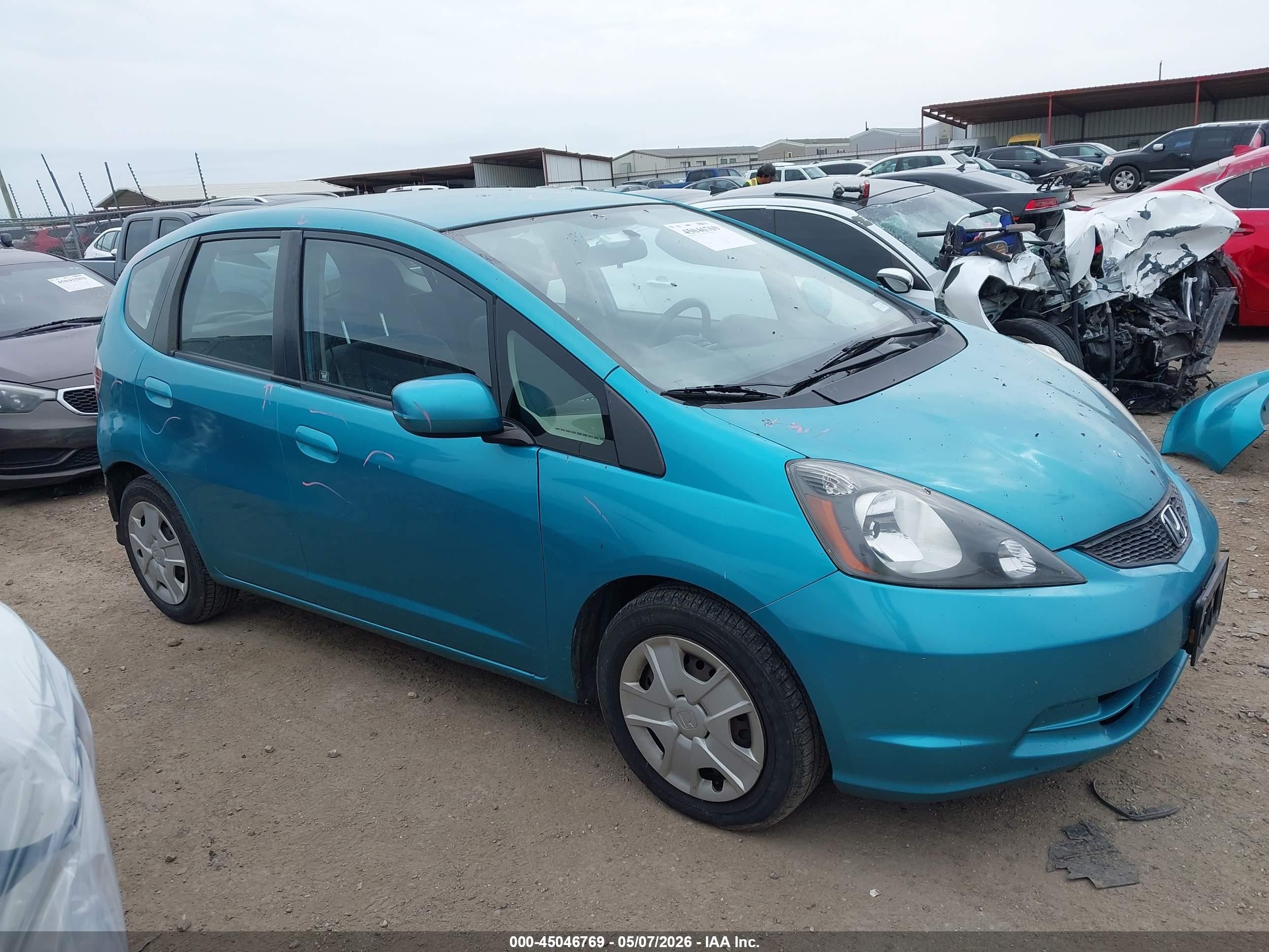2012 Honda Fit   Бирюзовый vin: JHMGE8G34CC003872
