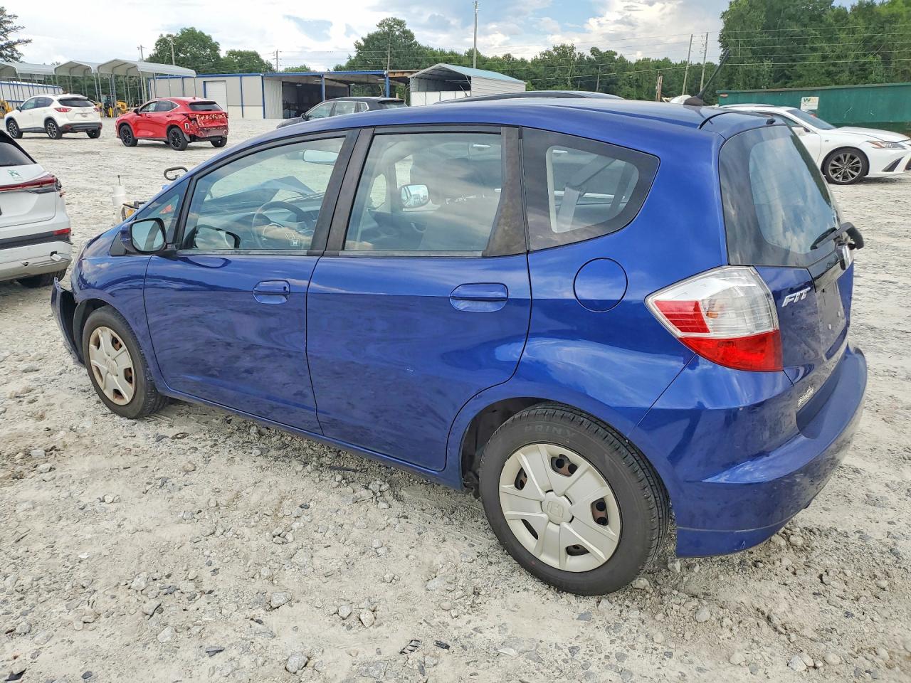 2013 Honda Fit Blue vin: JHMGE8G34DC023847