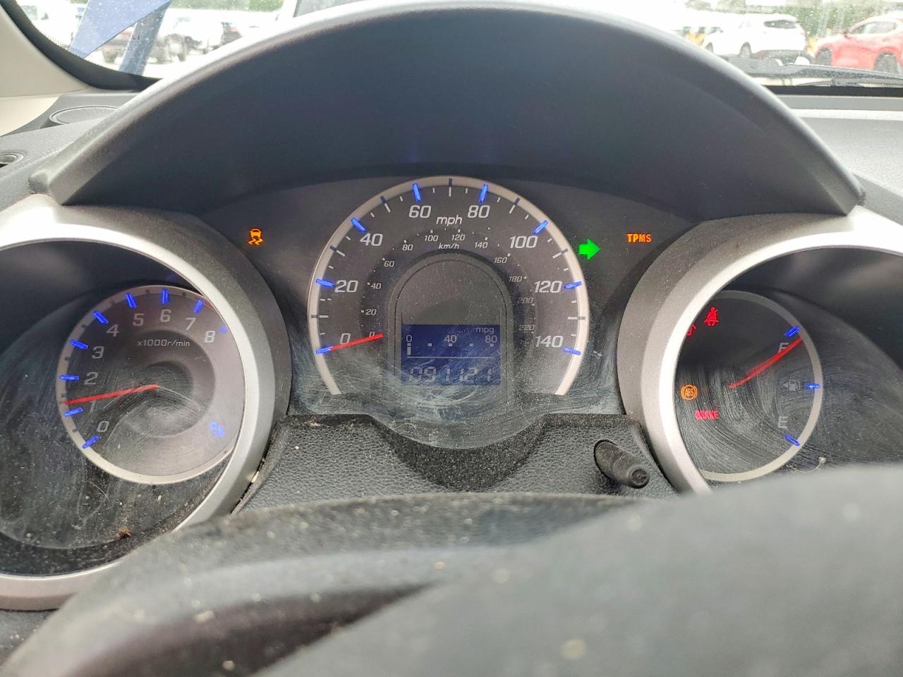 2013 Honda Fit Blue vin: JHMGE8G34DC023847