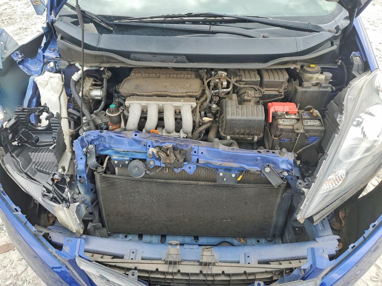 2013 Honda Fit Blue vin: JHMGE8G34DC023847