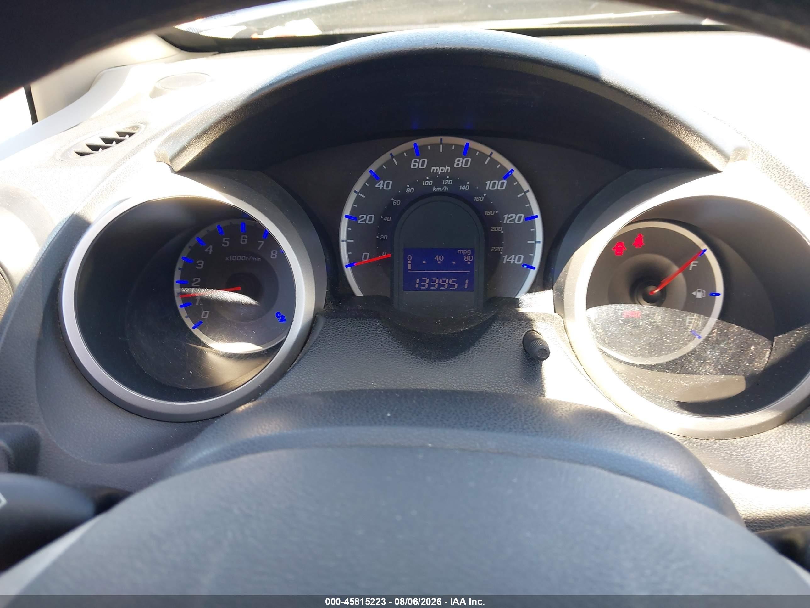 2013 Honda Fit   Черный vin: JHMGE8G34DC054340