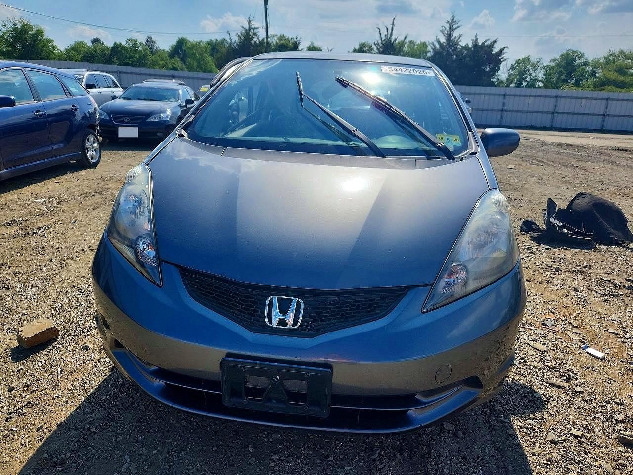 2012 Honda Fit Серый vin: JHMGE8G35CC035925