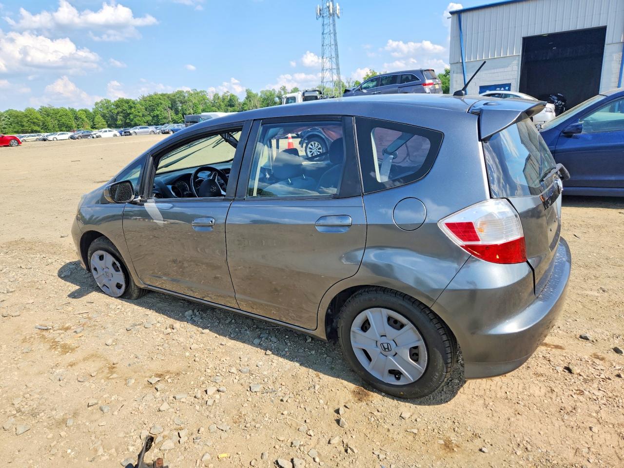 2012 Honda Fit Серый vin: JHMGE8G35CC035925