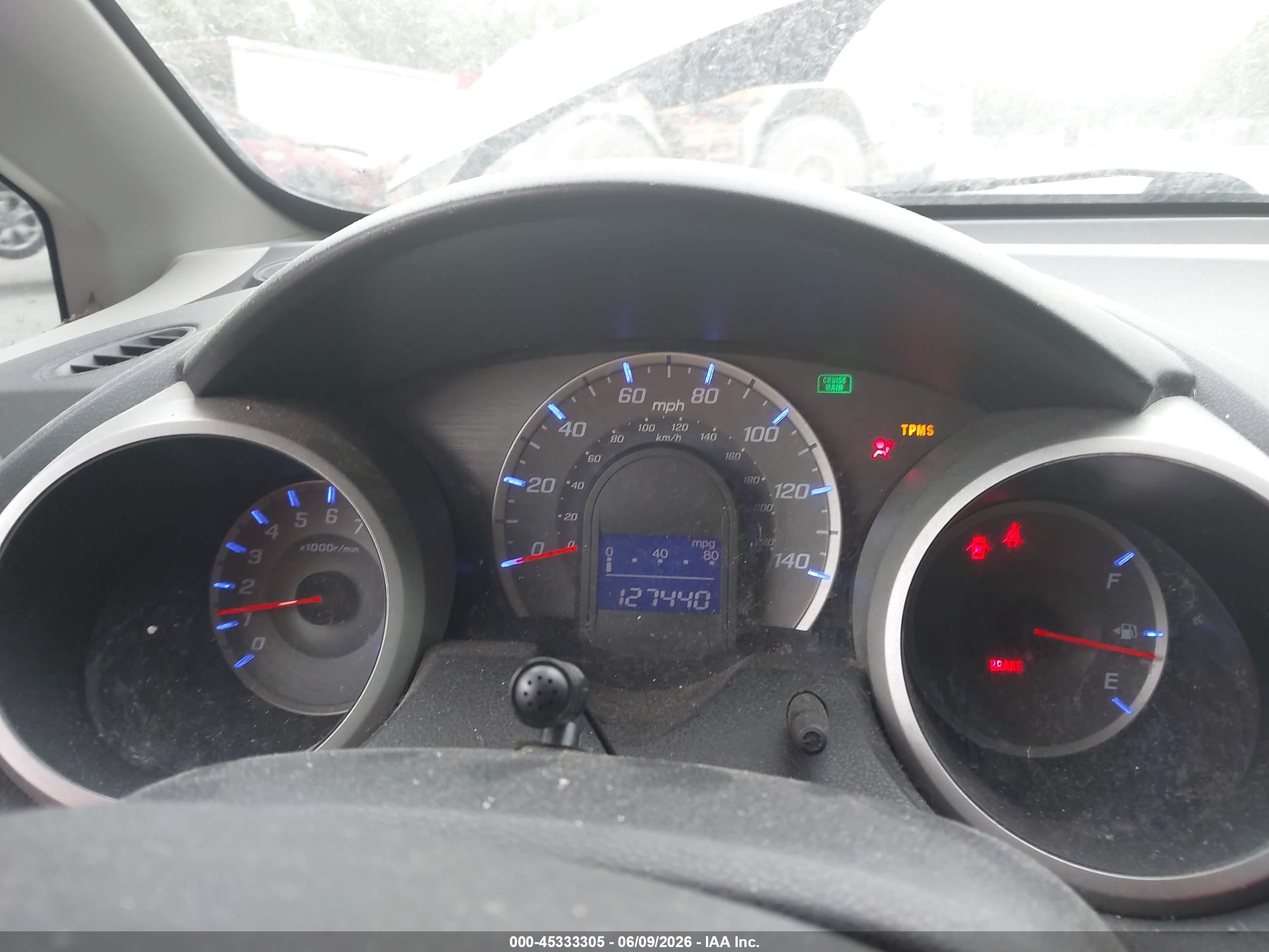 2013 Honda Fit Gray vin: JHMGE8G35DC048739
