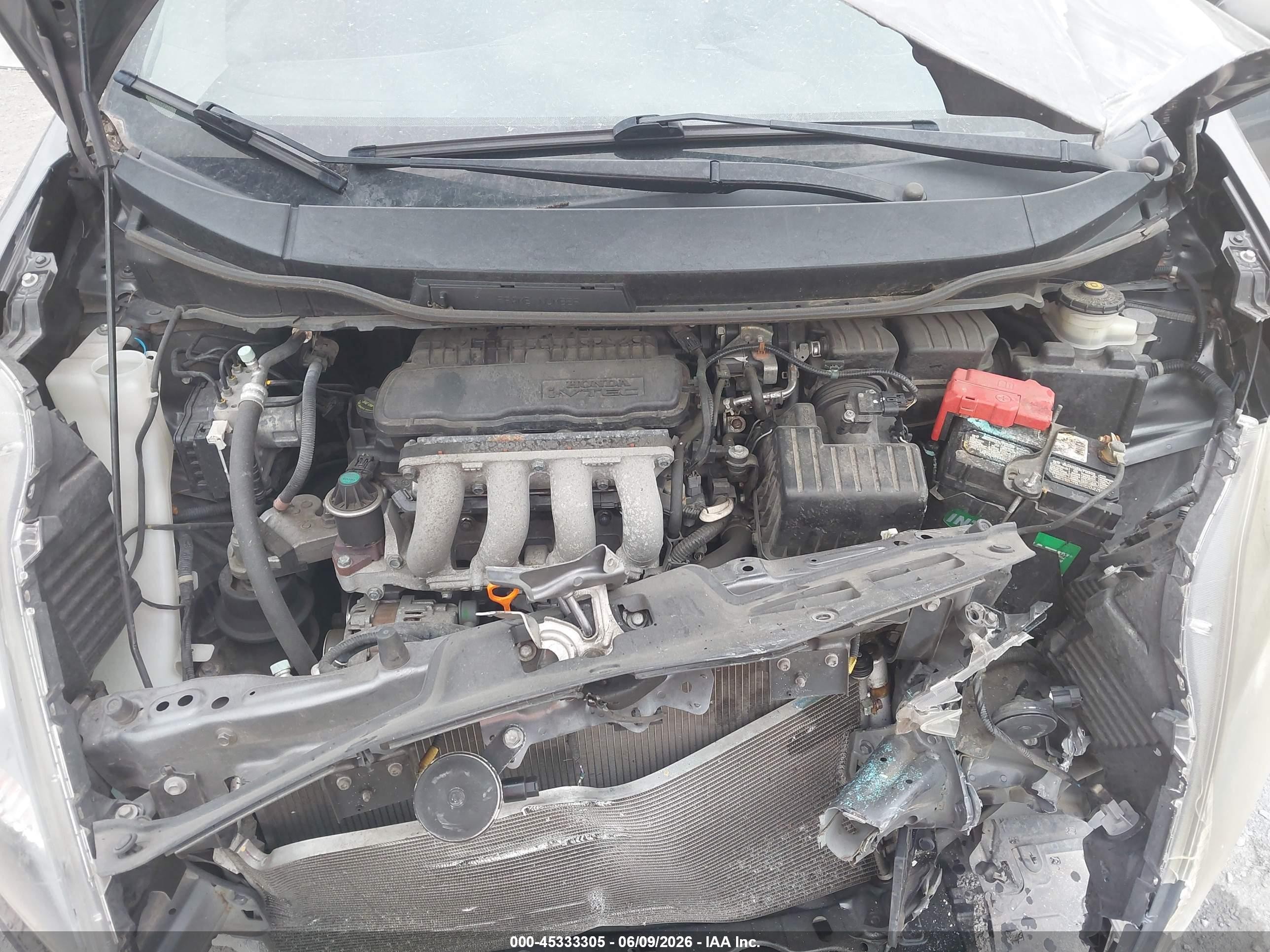 2013 Honda Fit Gray vin: JHMGE8G35DC048739